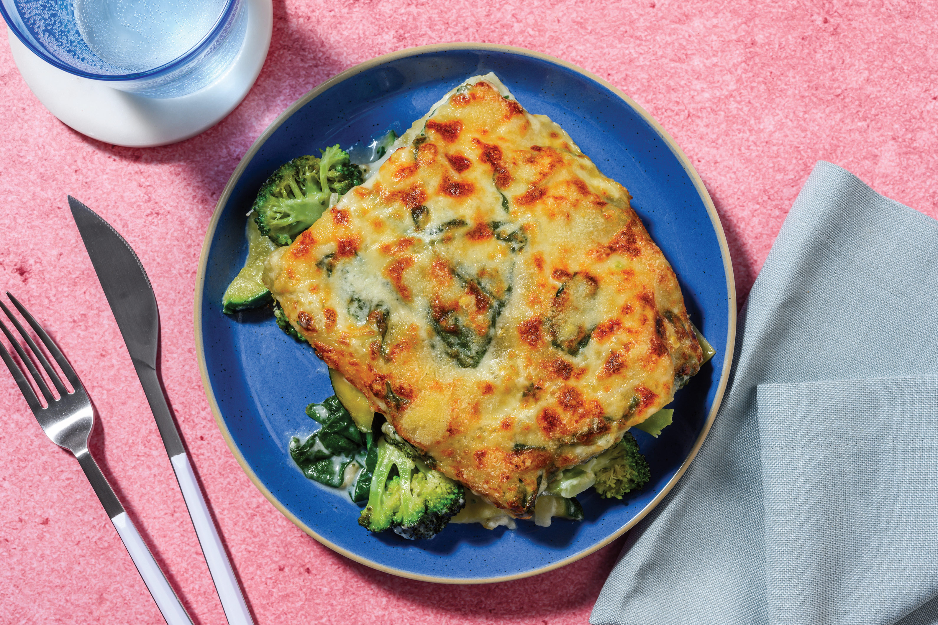 Creamy Green Veggie Lasagne