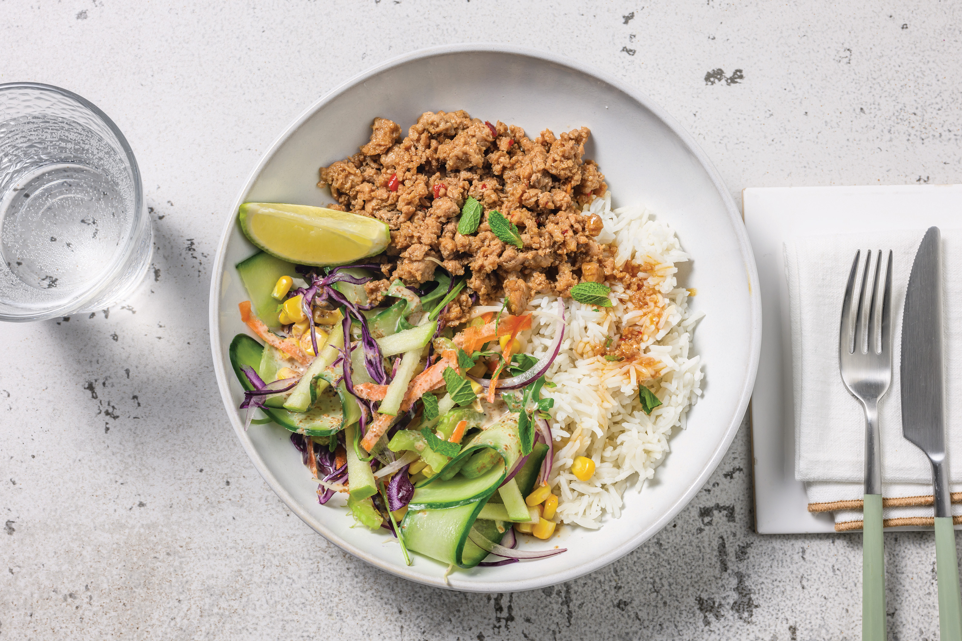 Easy Thai Ginger & Lemongrass Pork Larb