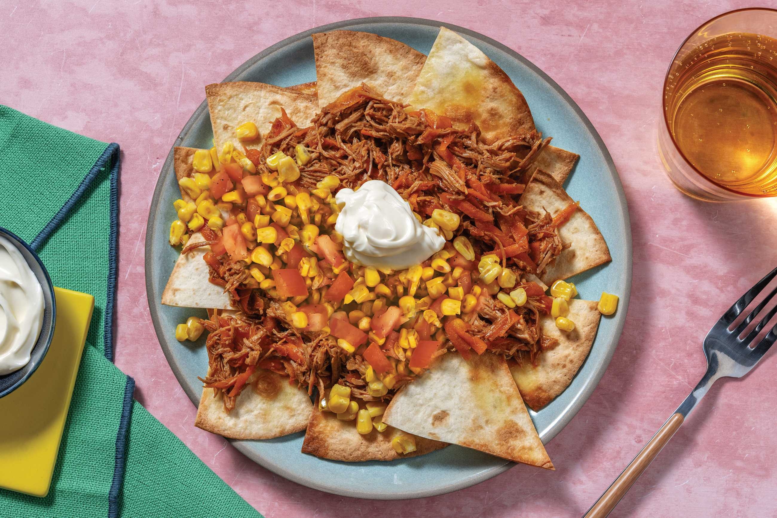 Chipotle Beef Loaded Tortilla Chips