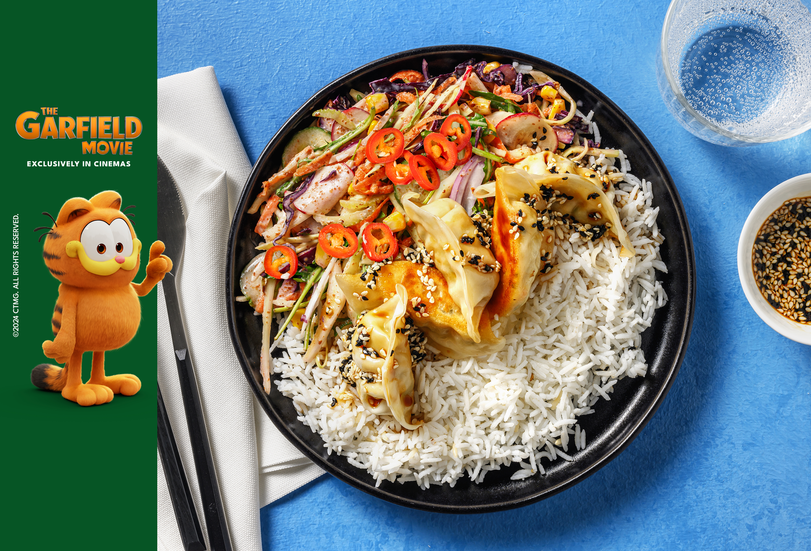 Chicken Gyoza & Rice Comfort Bowl