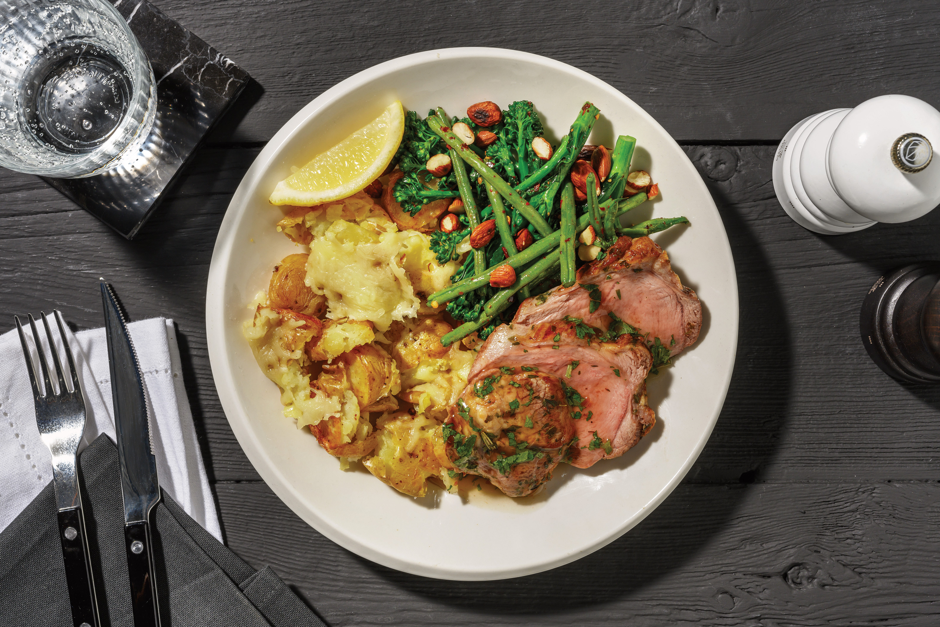 Herby Lamb Rump & Mint Sauce