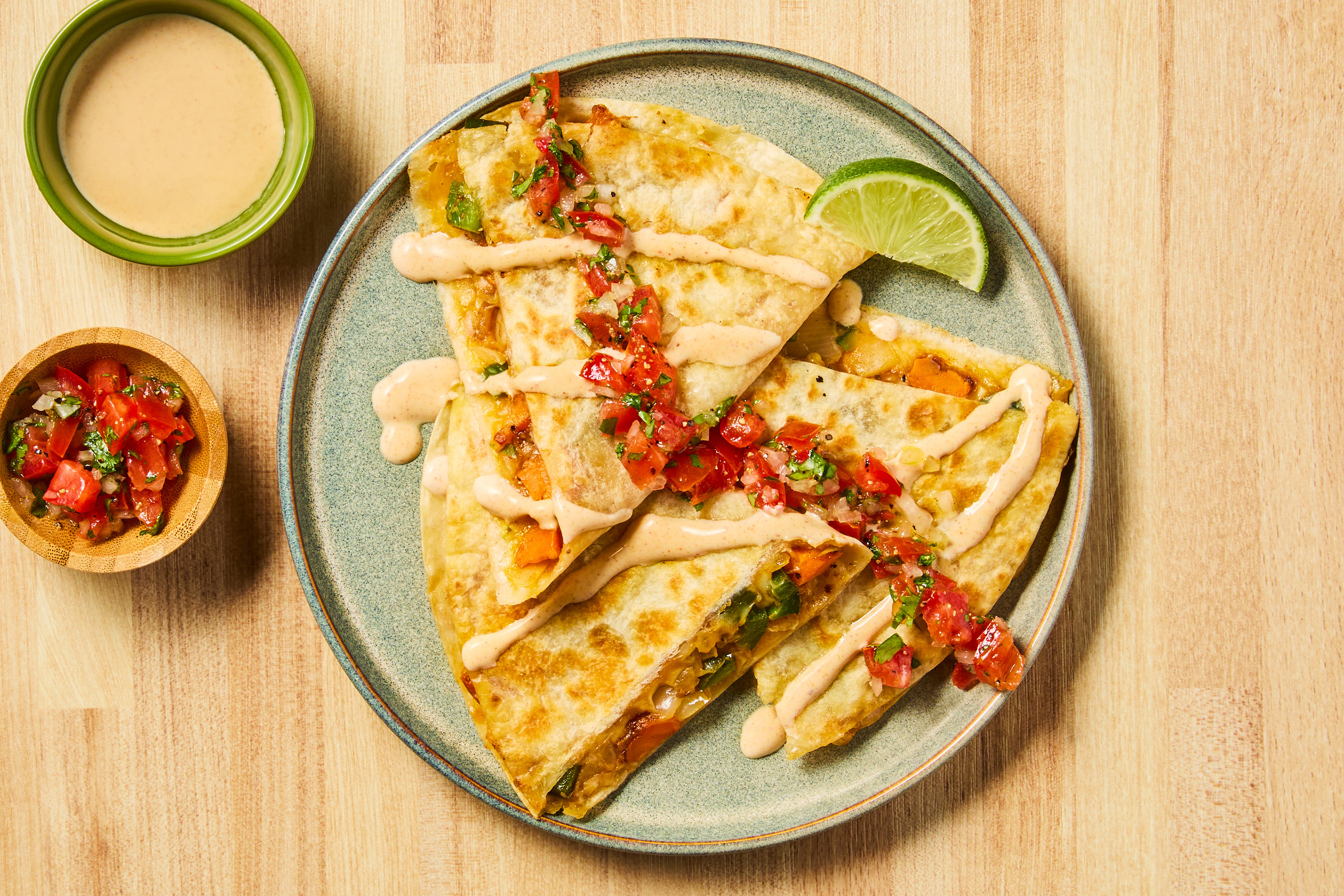 Sweet Potato & Bacon Quesadillas