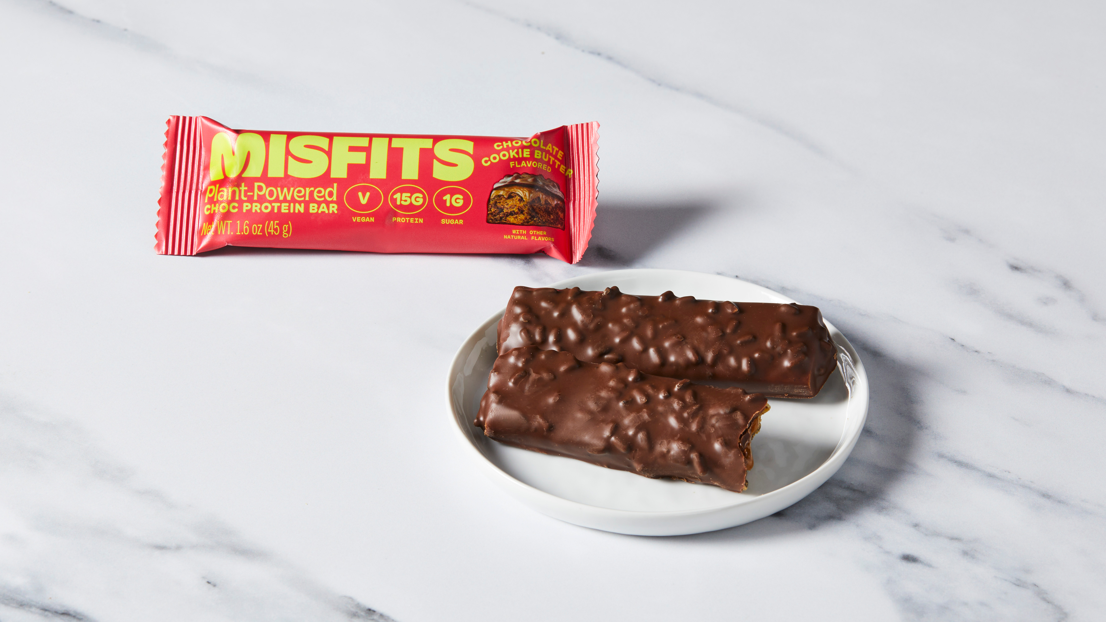 Misfits Caramel Protein Bars