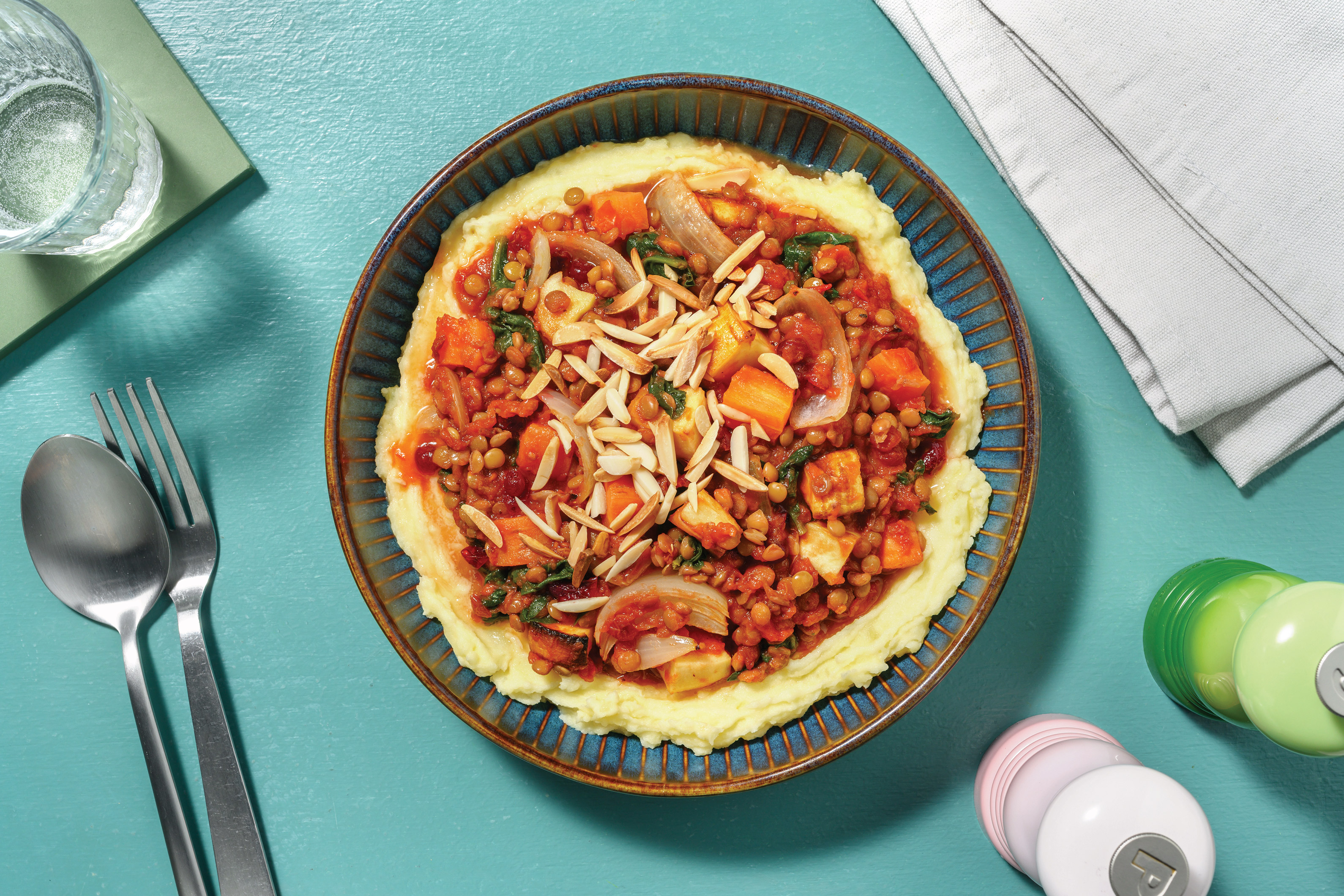 Moroccan Chicken, Cannellini Bean & Veggie Stew