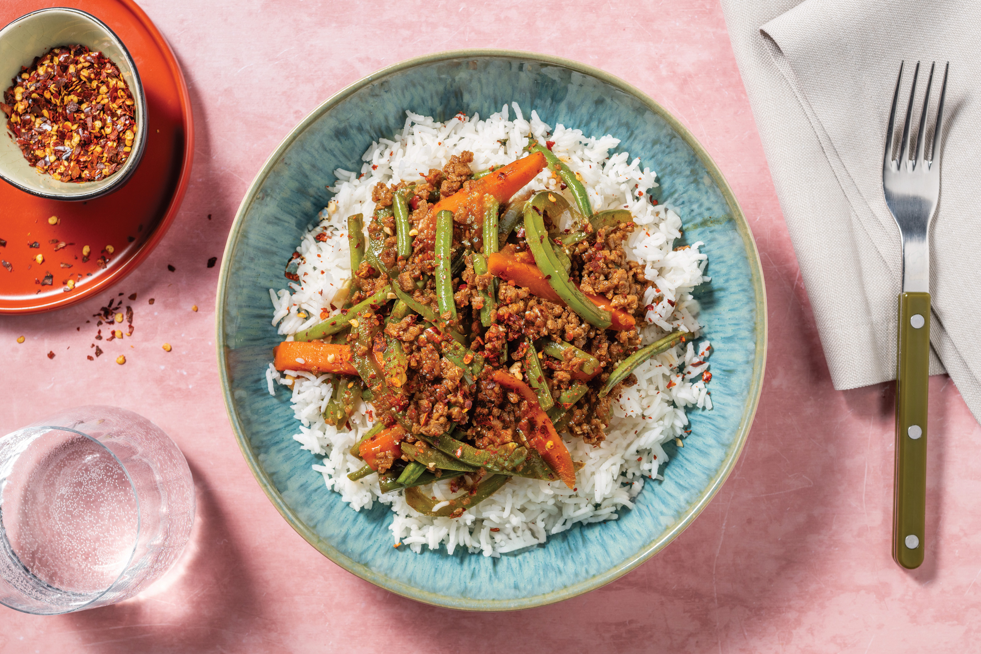 Asian Beef Mince & Veggie Stir-Fry