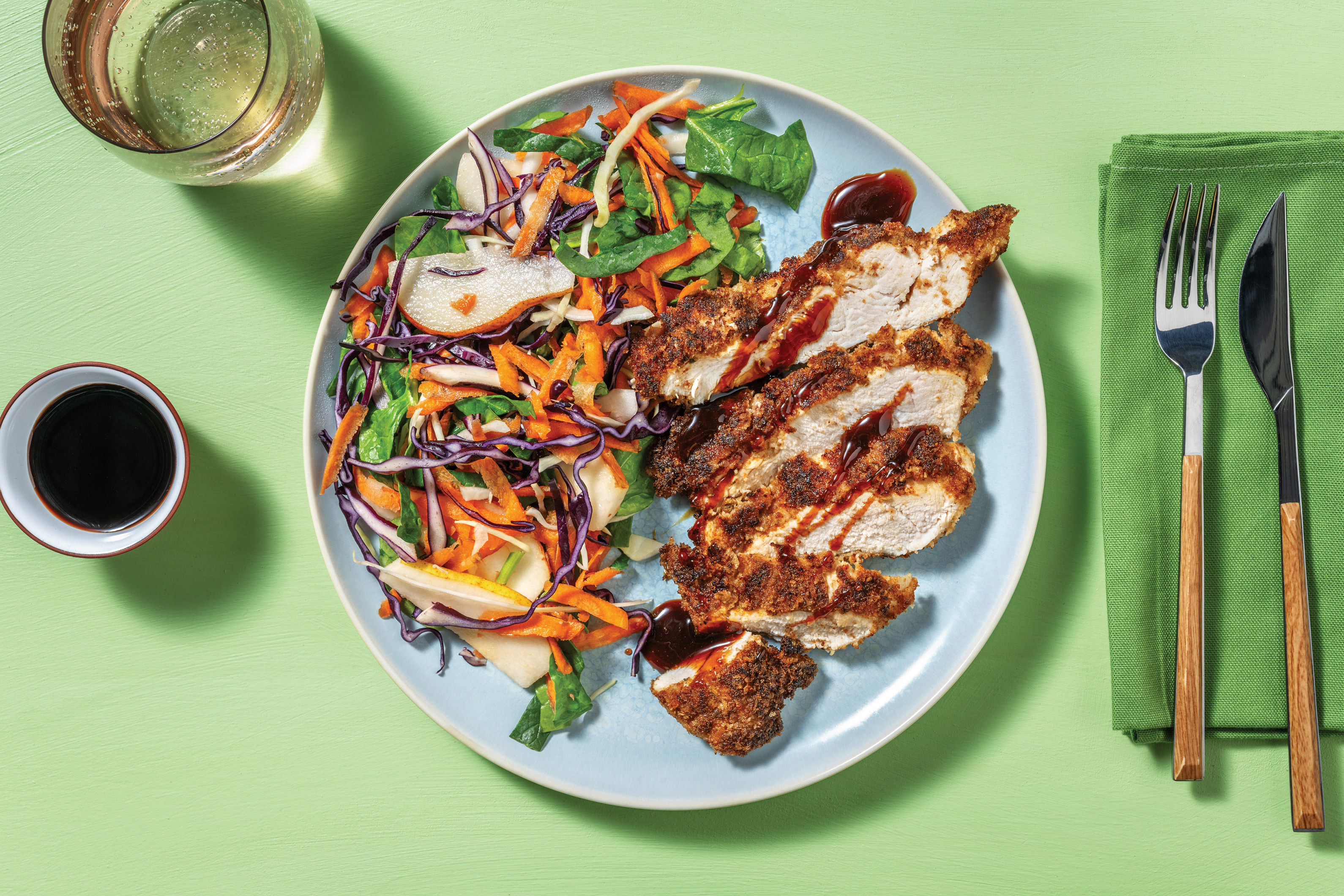 Quick Japanese-Style Cheesy Chicken Schnitzel