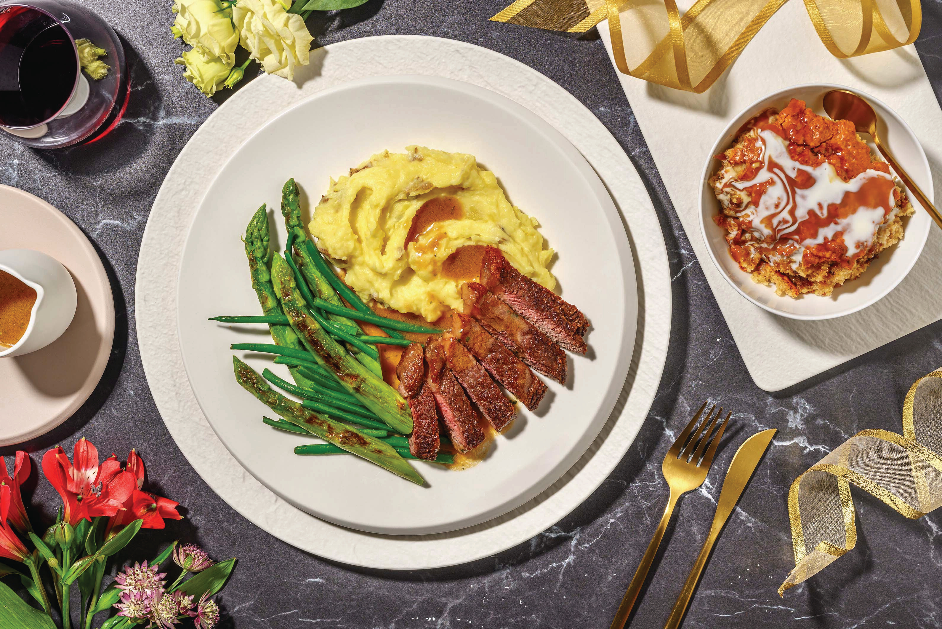 Premium Sirloin Tip & Thyme Butter Sauce for Dinner