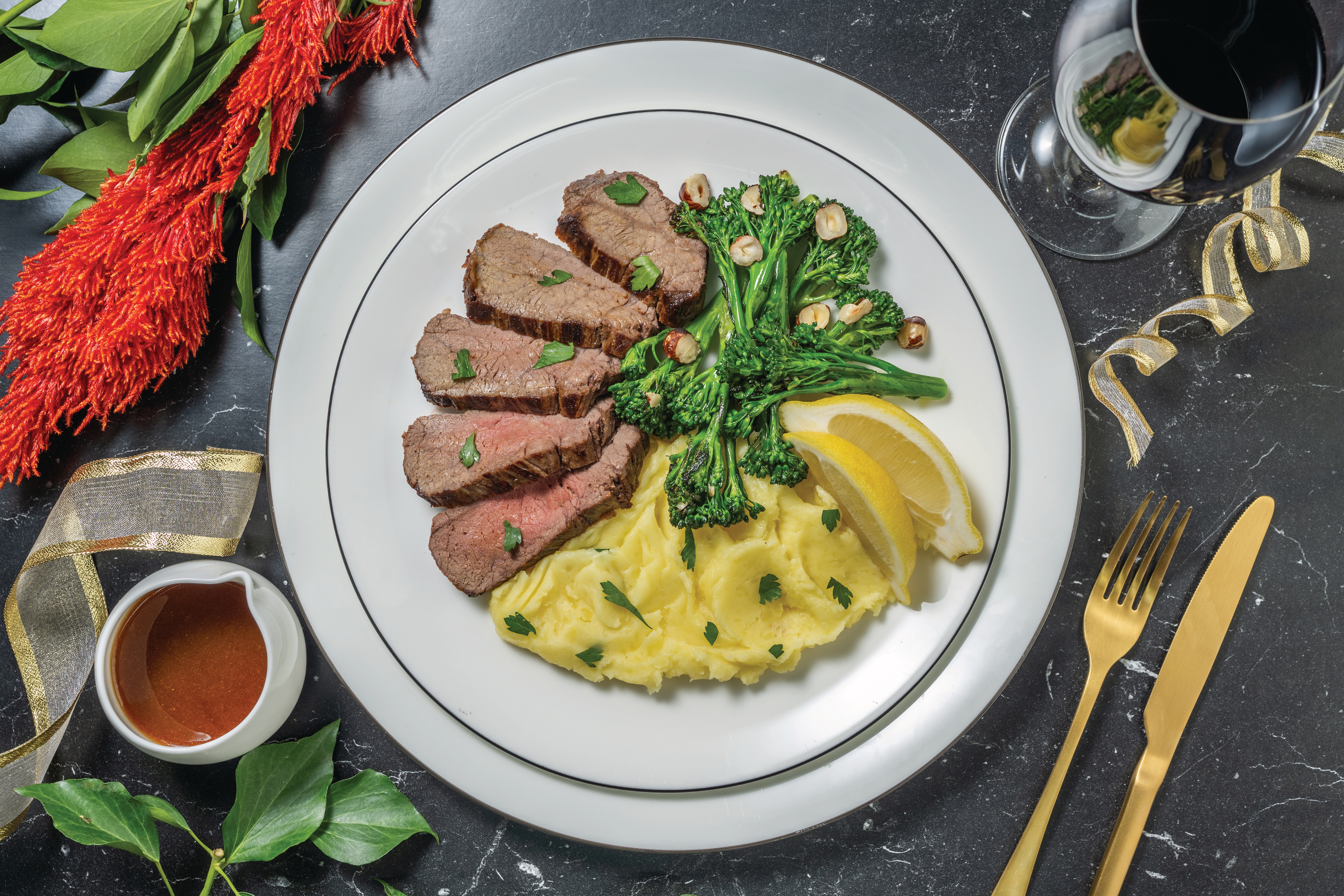 Slow-Cooked Beef Brisket & Parmesan Mash