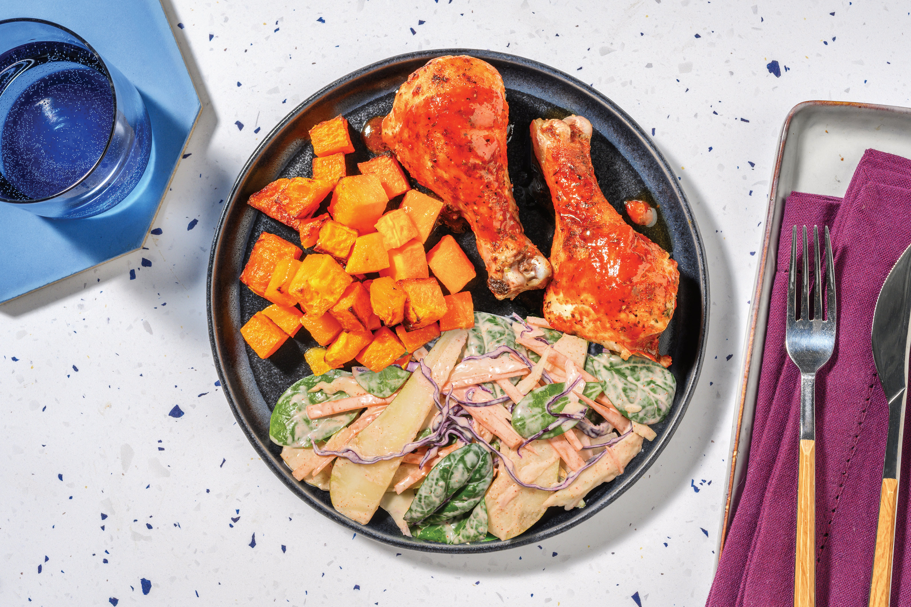 All-American Chicken & Roast Pumpkin