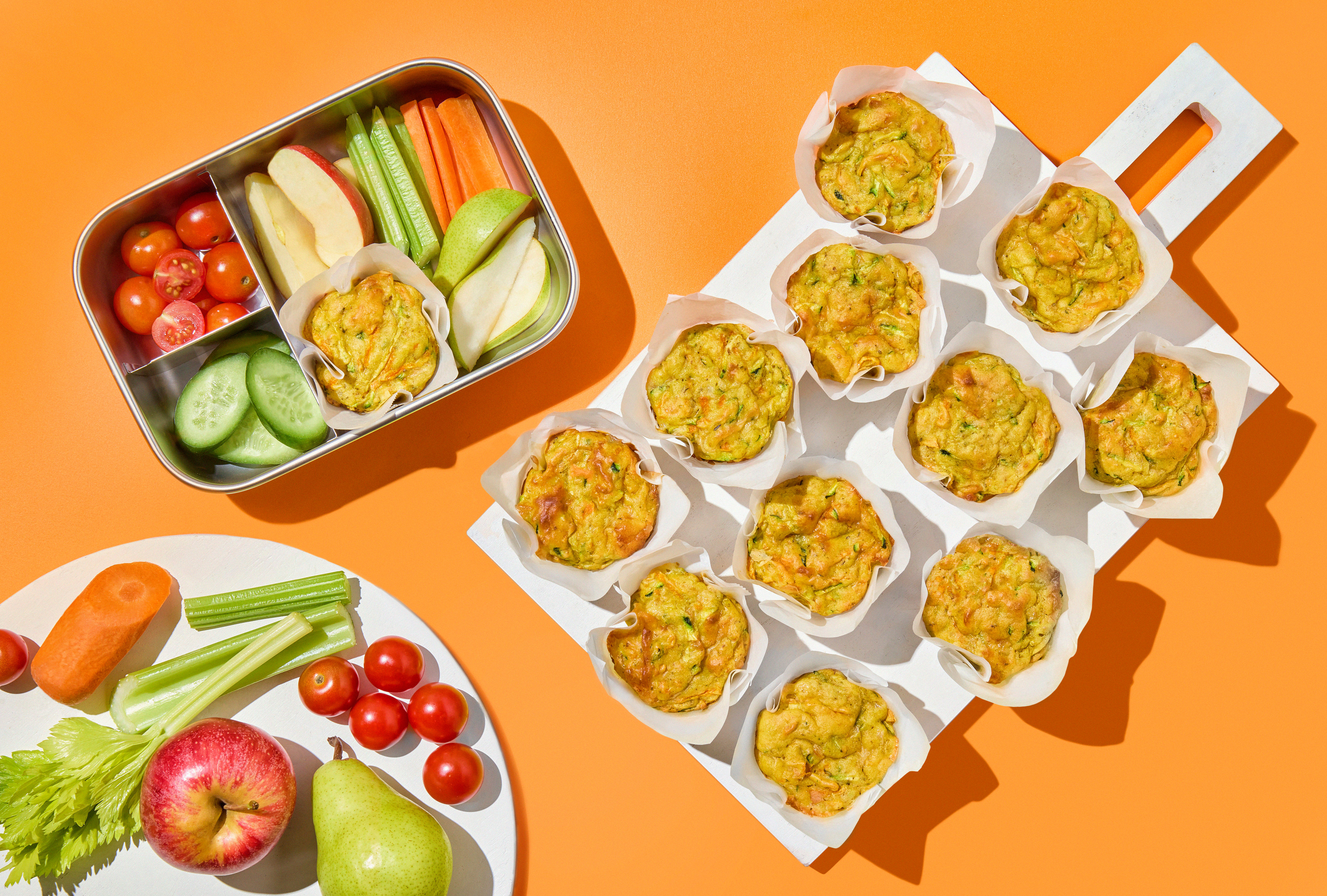 Hidden Veggie & Cheddar Savoury Muffin