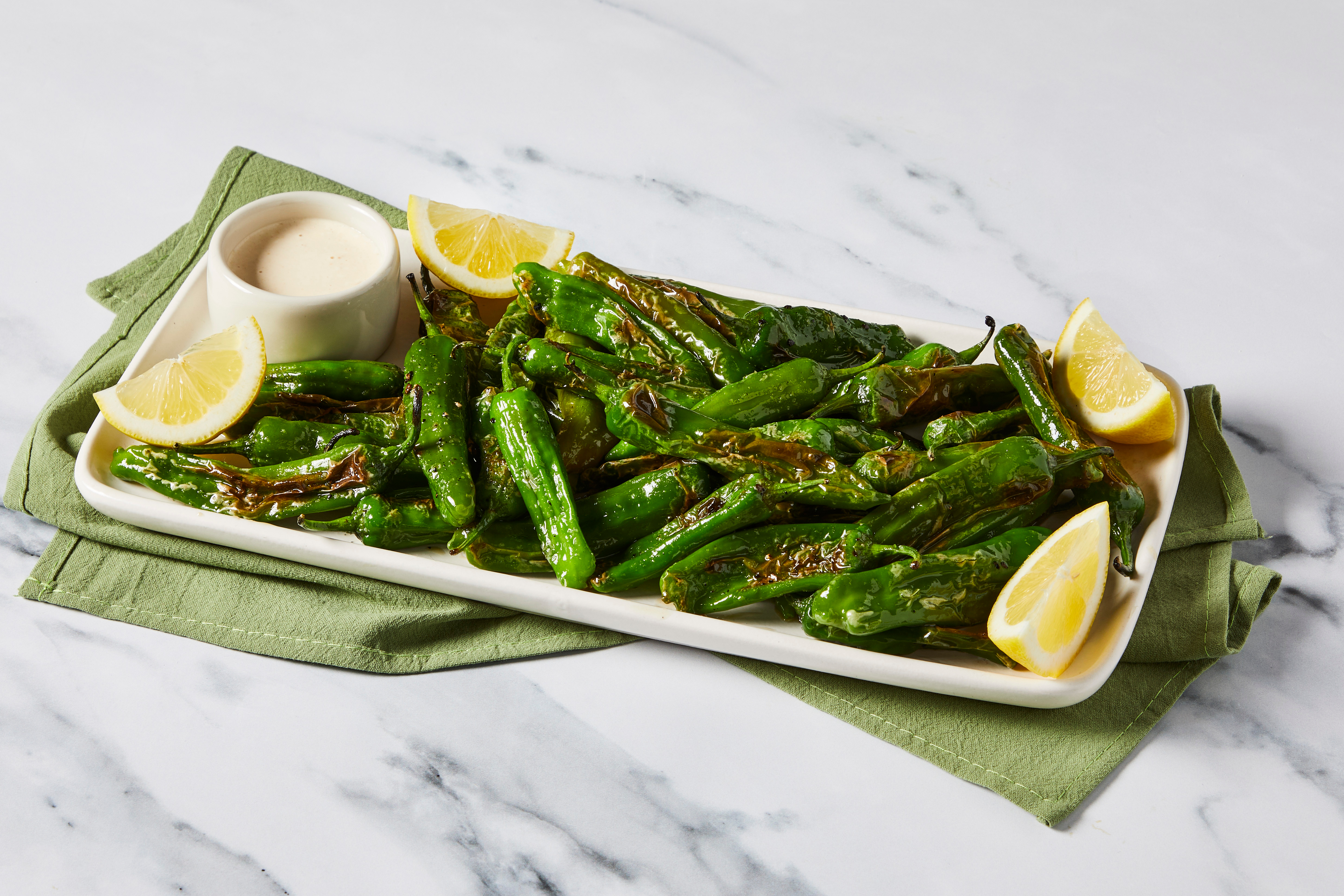 Blistered Shishito Peppers