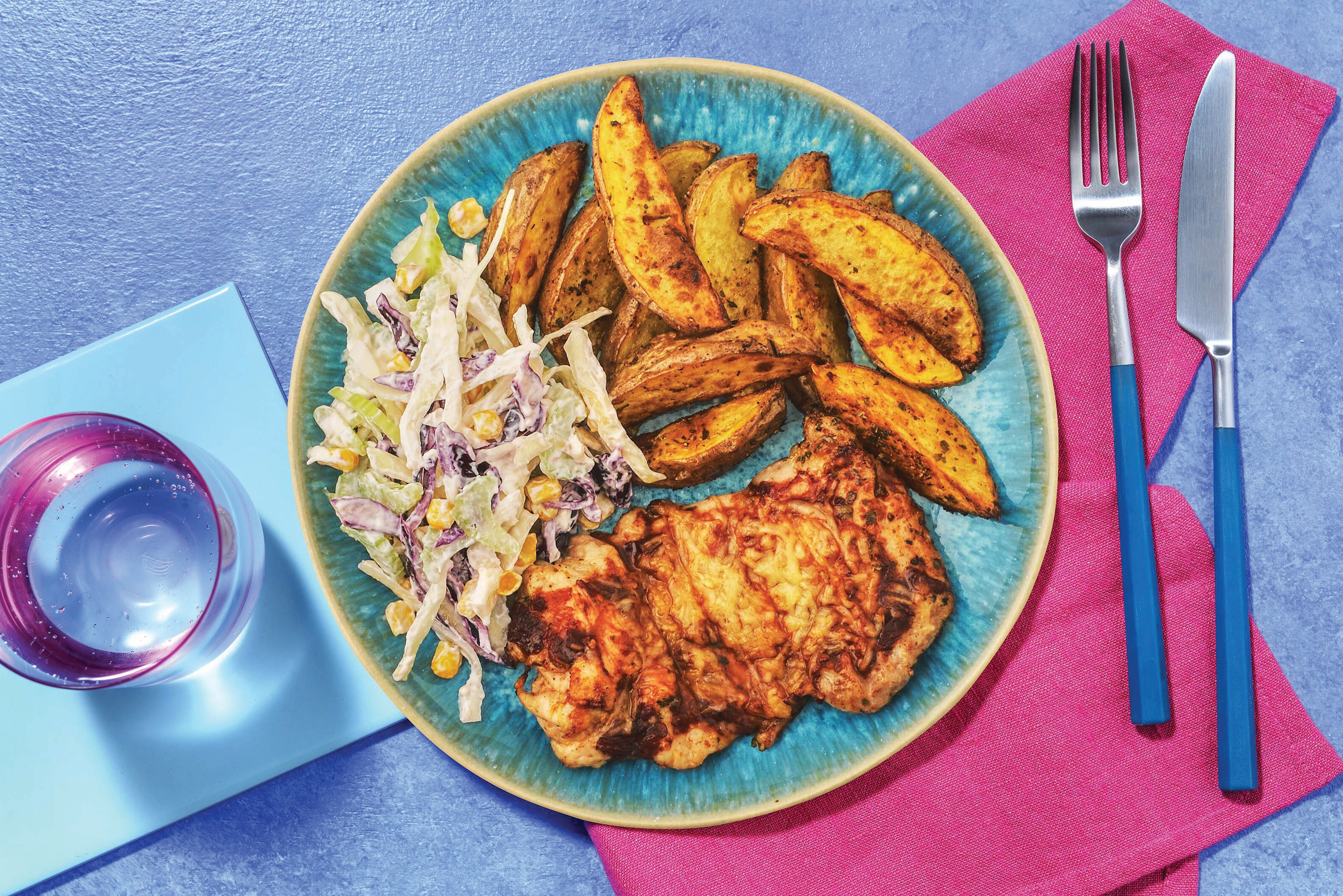 Cheesy Mexican Hasselback Chicken