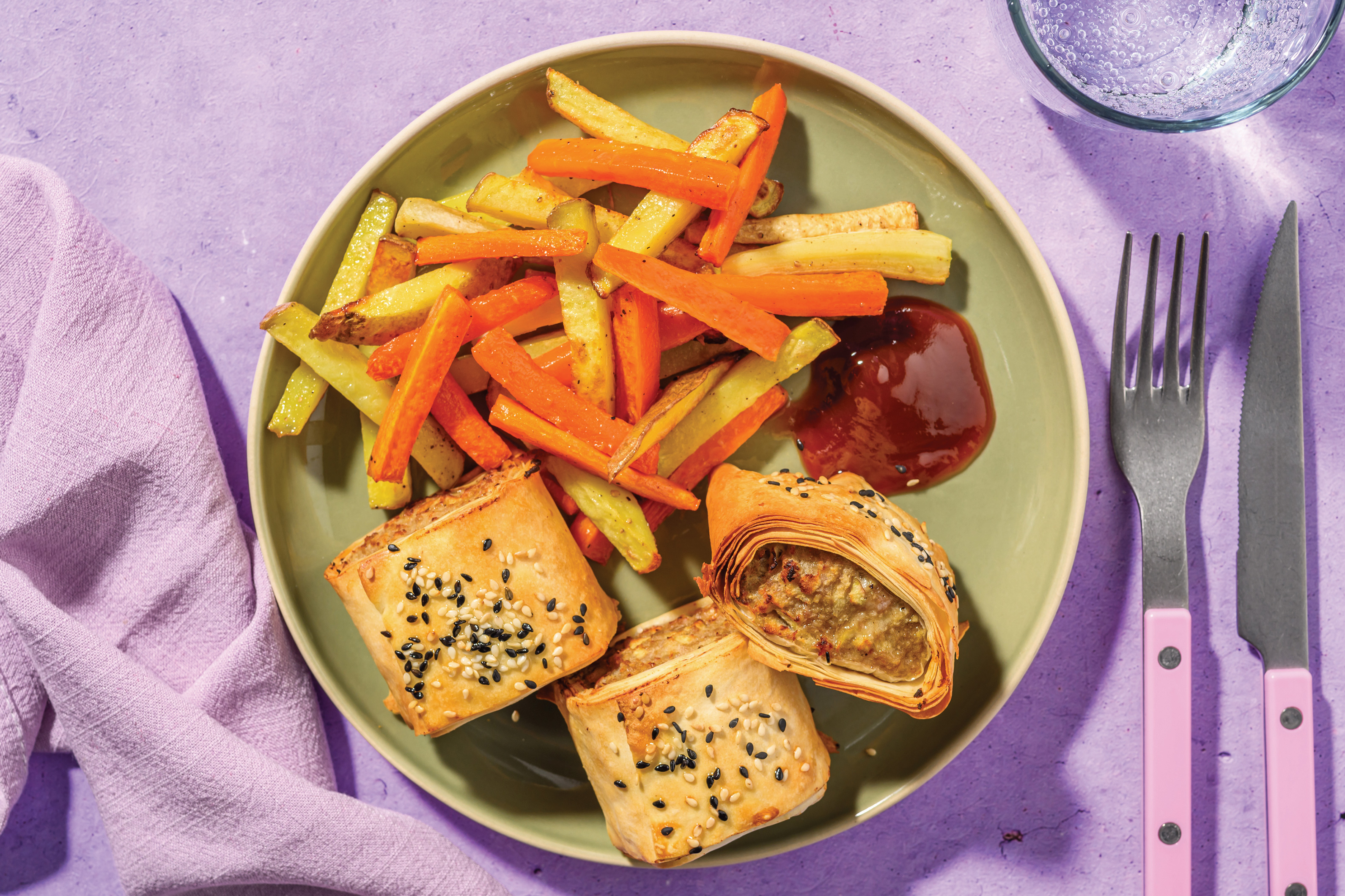 Beef & Apple Sausage Rolls