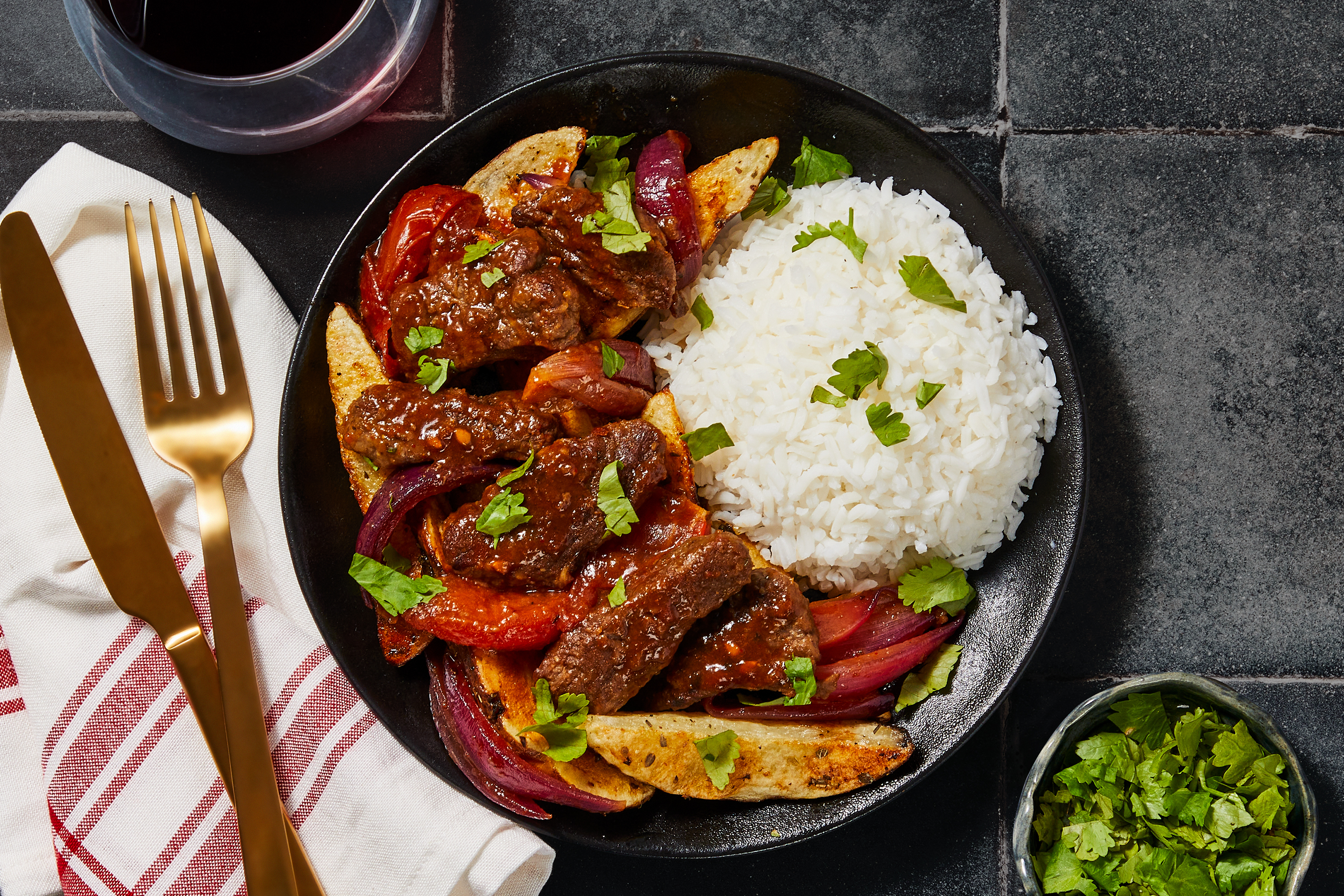 Peruvian Chili Grass-Fed Rib-Eye Stir-Fry