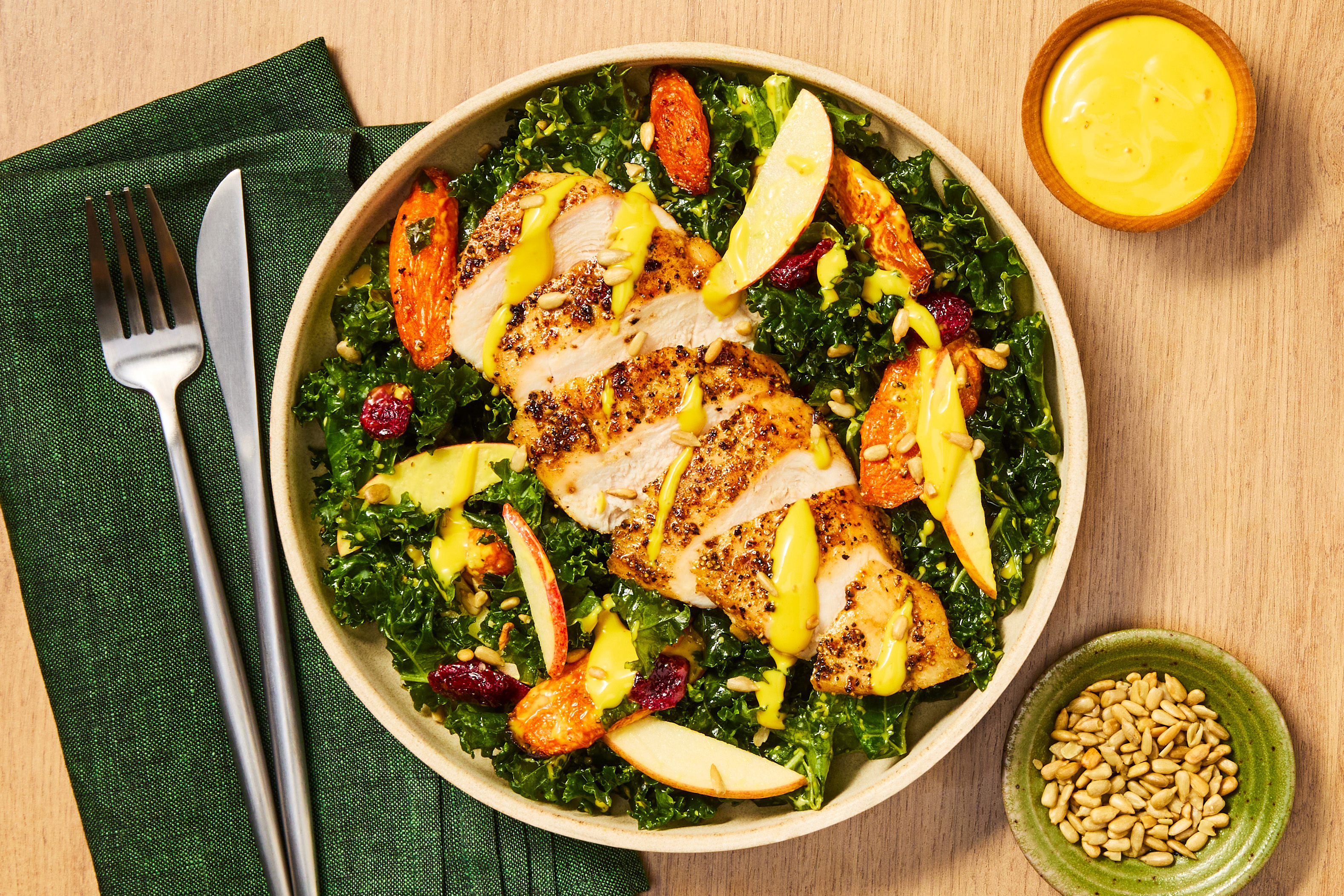 Smoky Brown Sugar Lamb Chop Salad