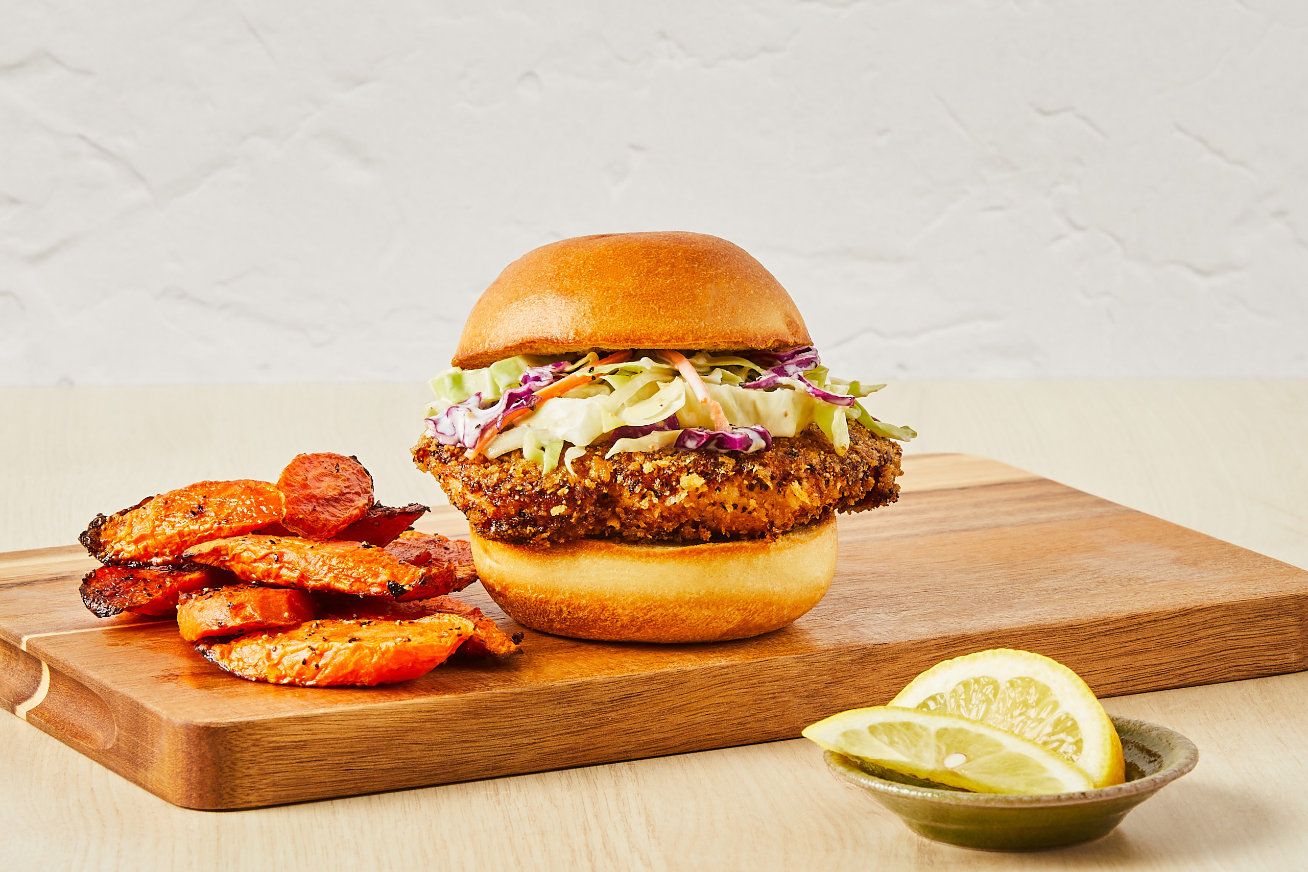 Smoky Mustard Crispy Chicken Sammies