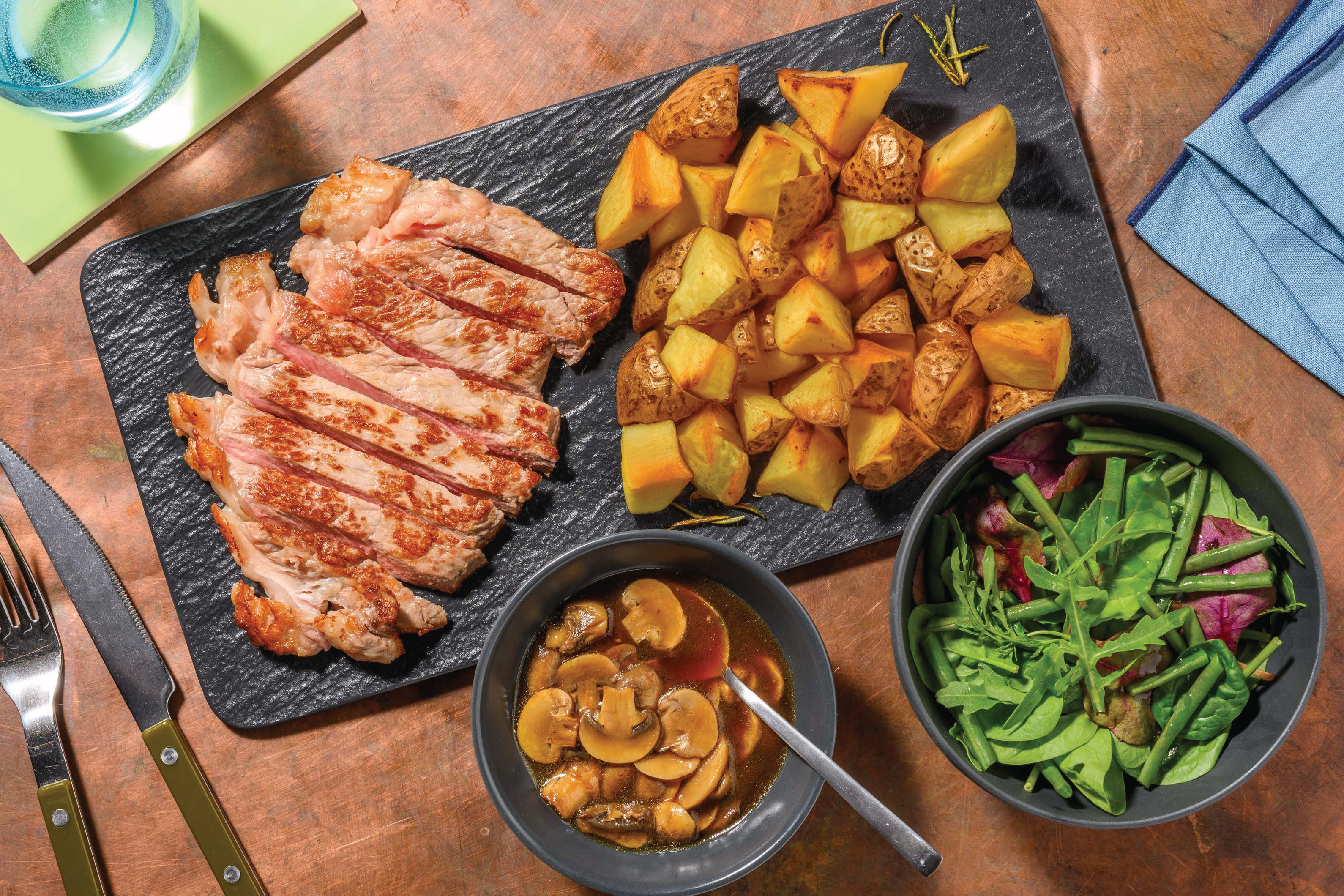 Classic Beef Rump & Twice-Cooked Potatoes
