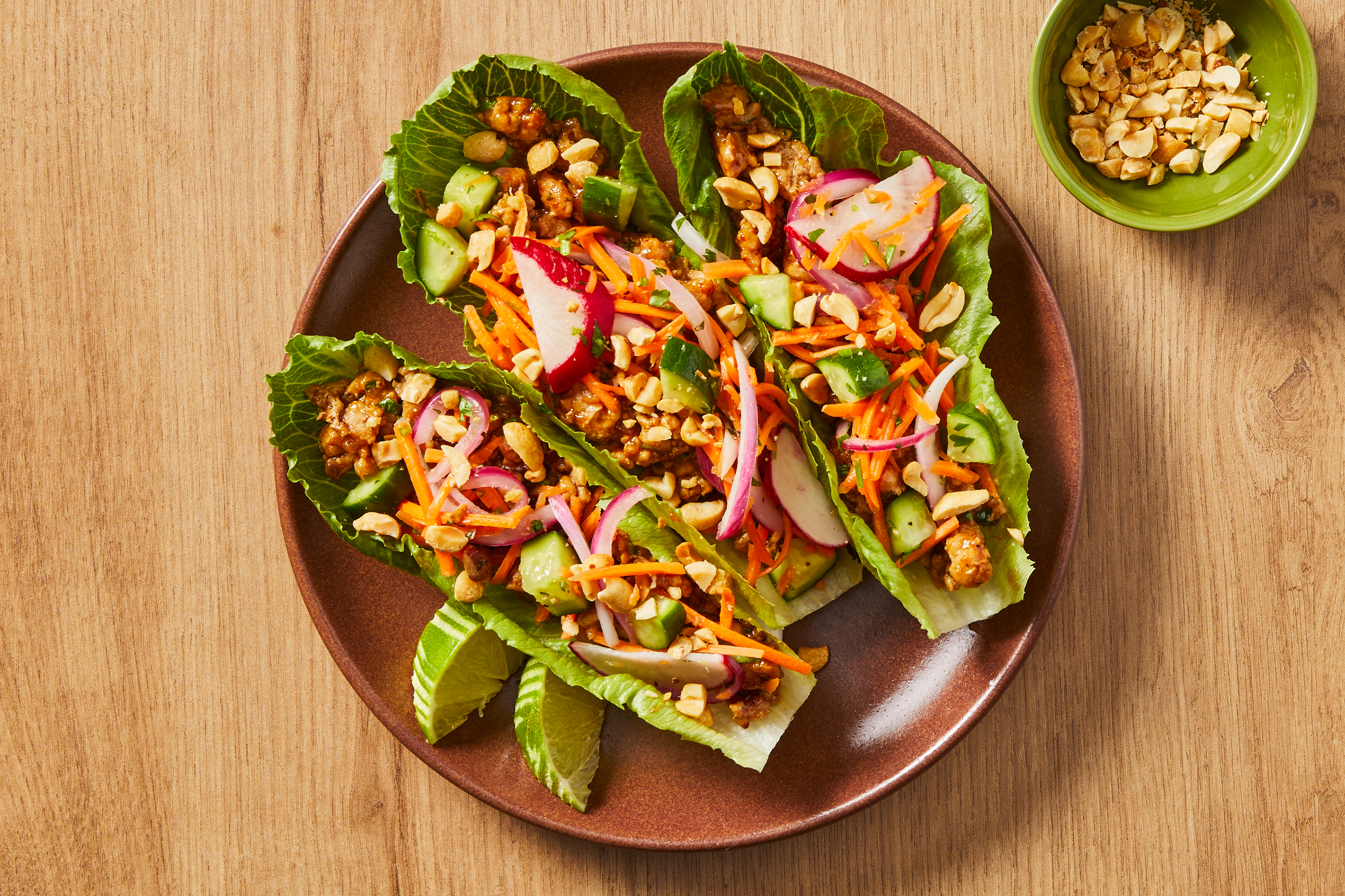 Sweet Thai Chili Shrimp Lettuce Wraps