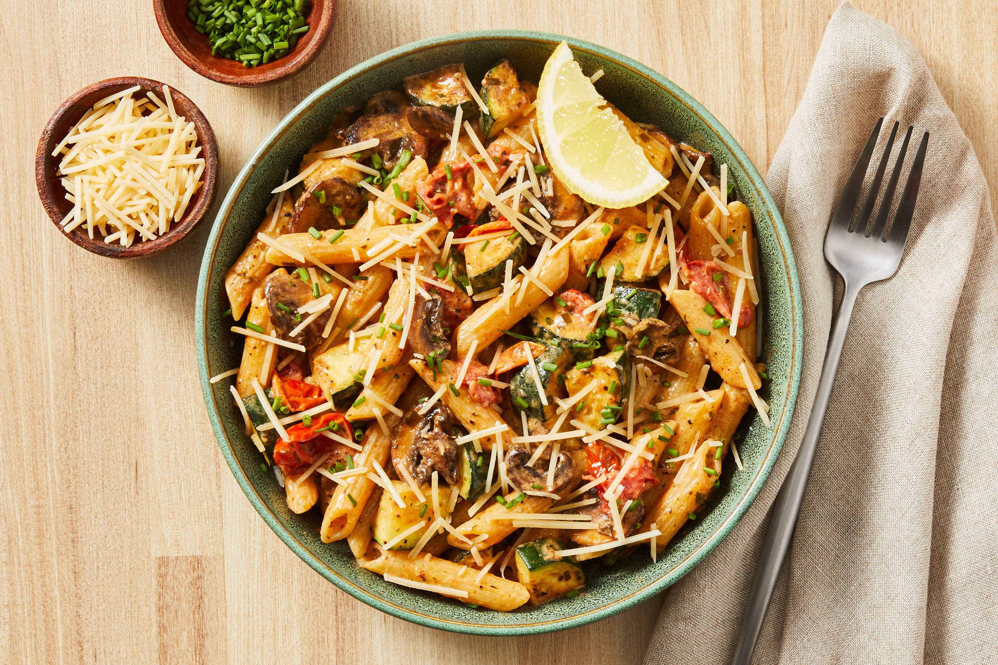 Silky Sicilian Penne with Bacon