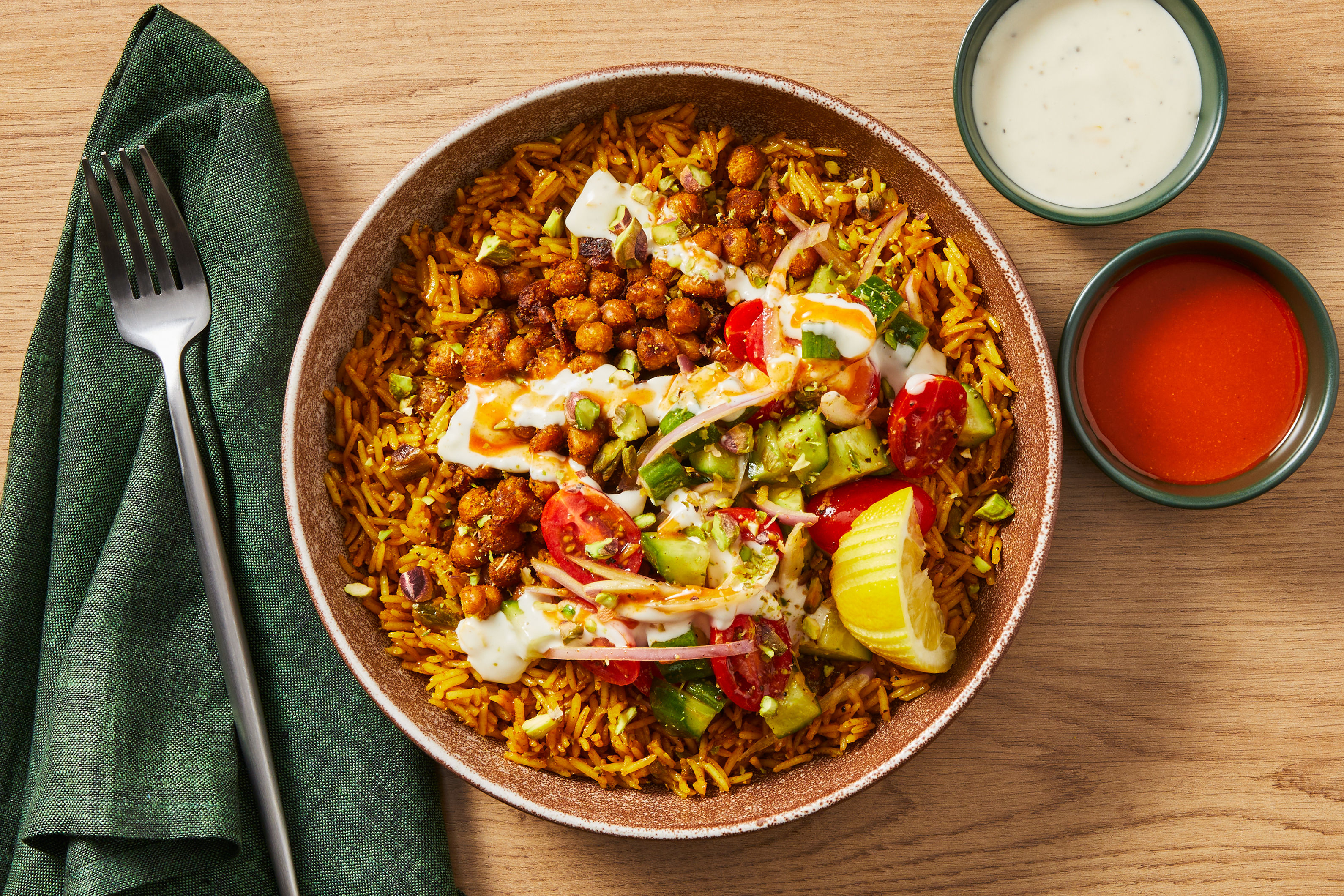 Shawarma-Spiced Sirloin Steak & Chickpeas