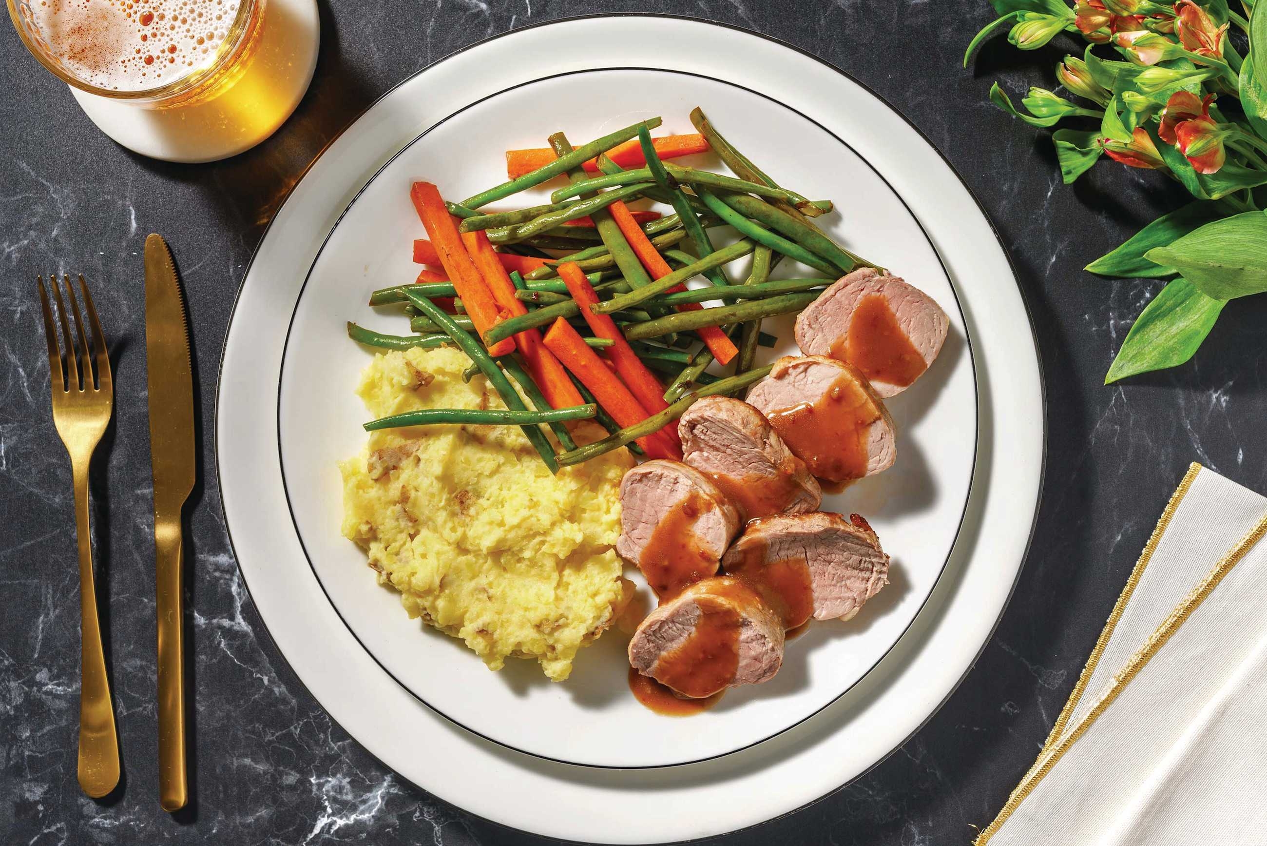 Herby Pork Medallions & Homestyle Gravy