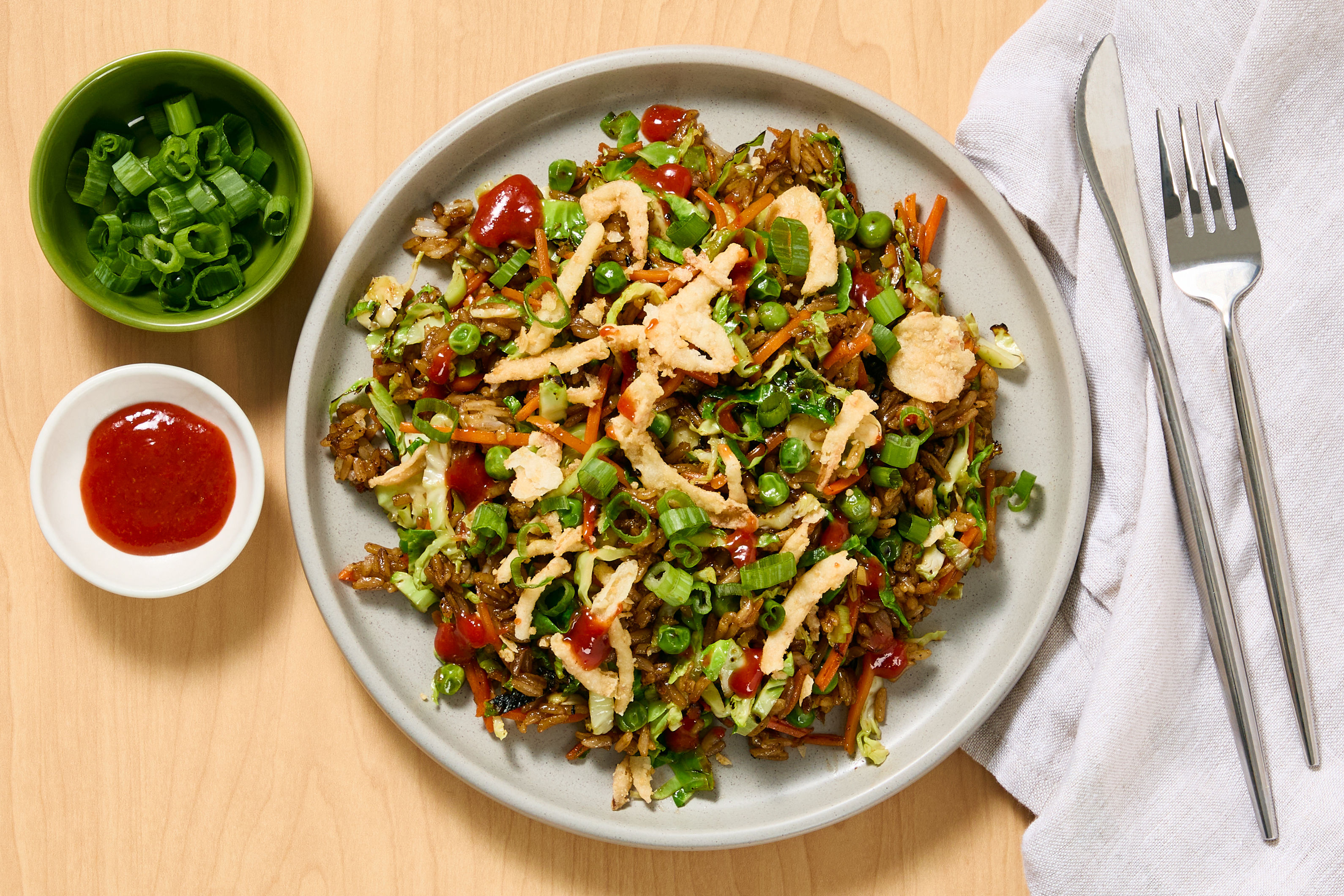 Bulgogi Brussels Sprouts Fried Rice