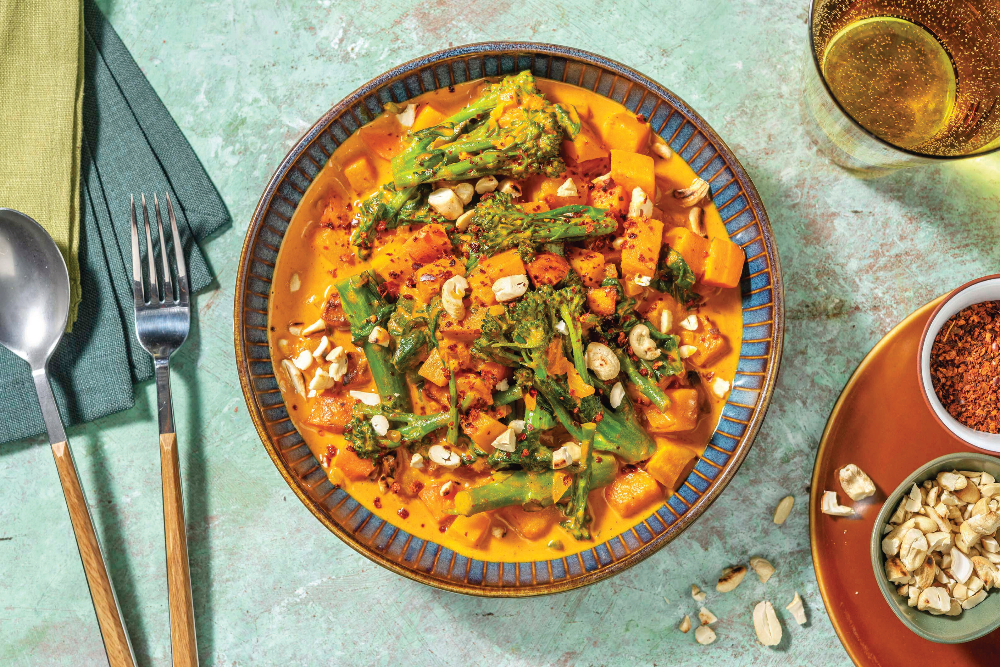 Creamy Chermoula Veggie Soup