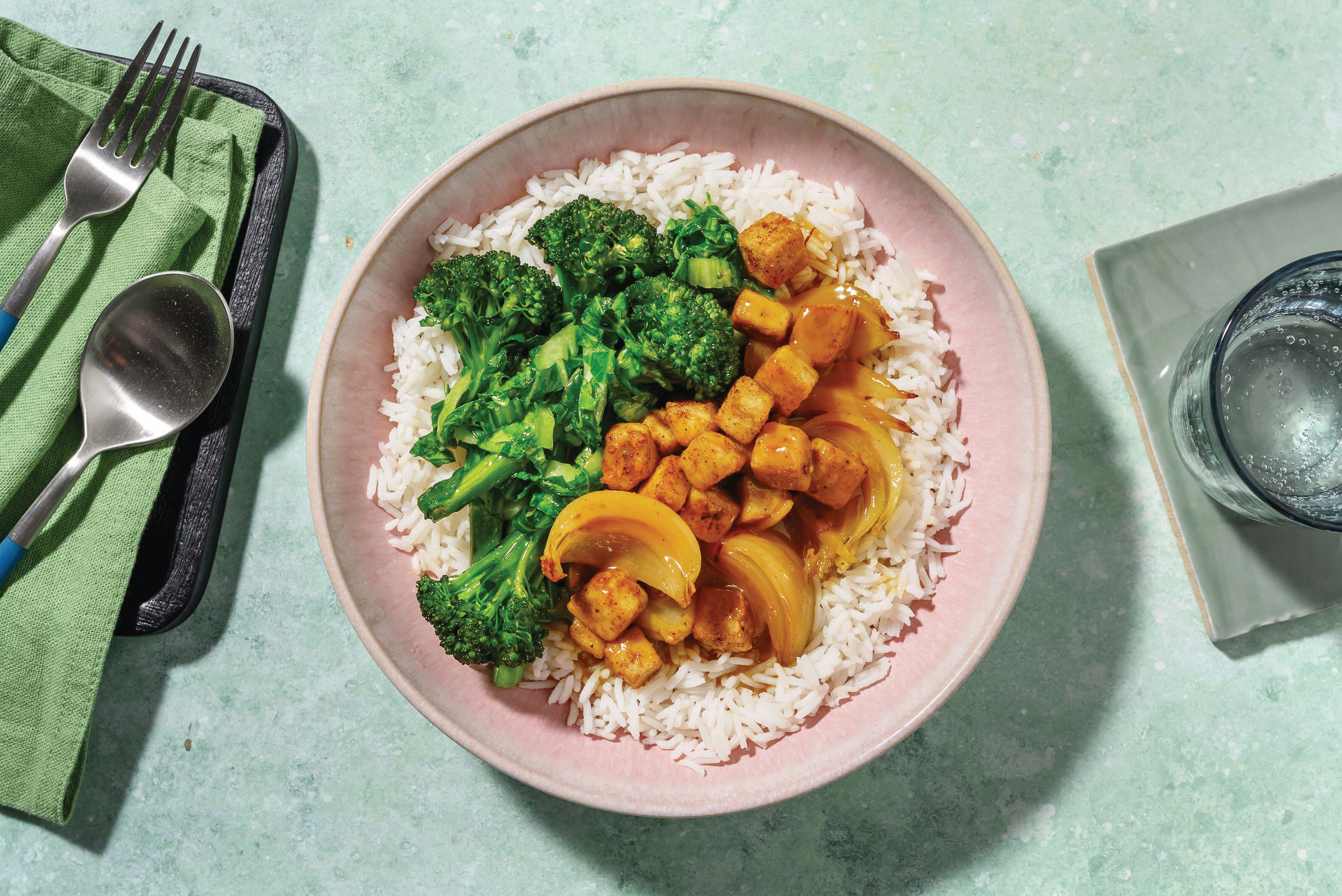 Sweet Soy Tofu & Katsu Curry