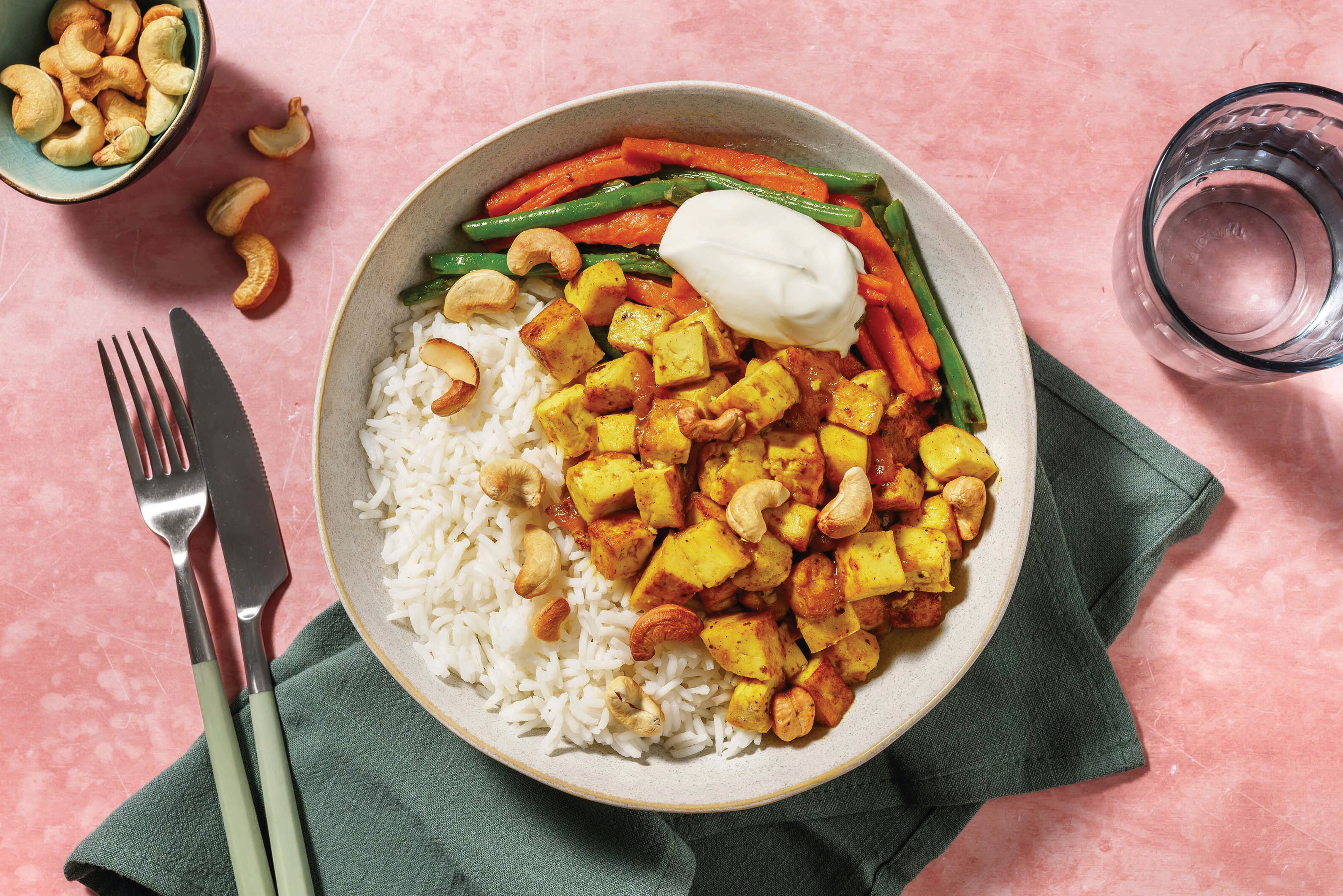 Glazed Mumbai Tofu & Rapid Rice