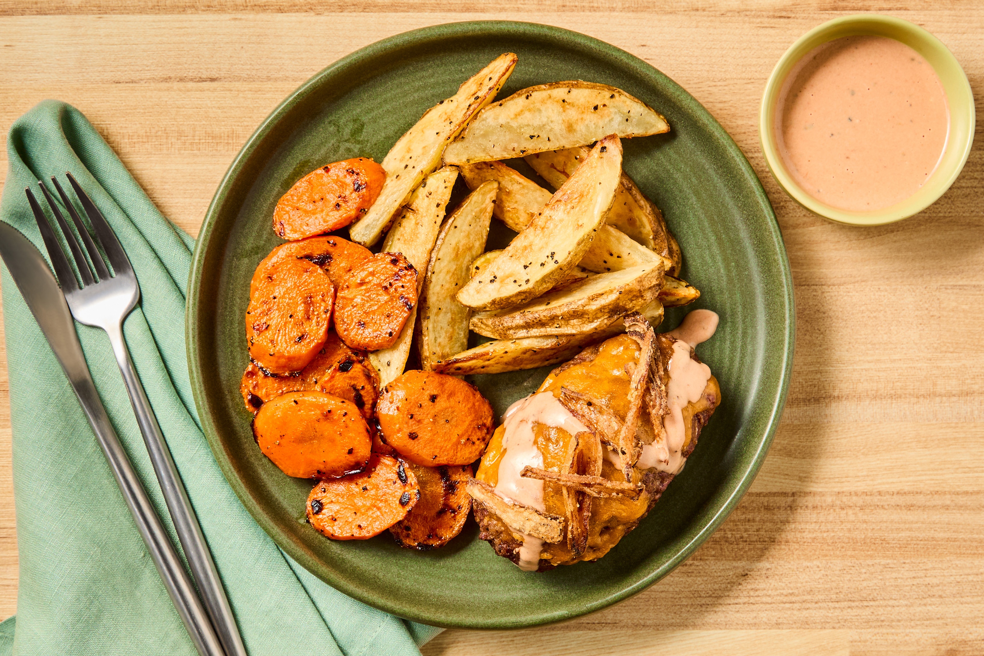 Cheddar-Stuffed Meatloaves
