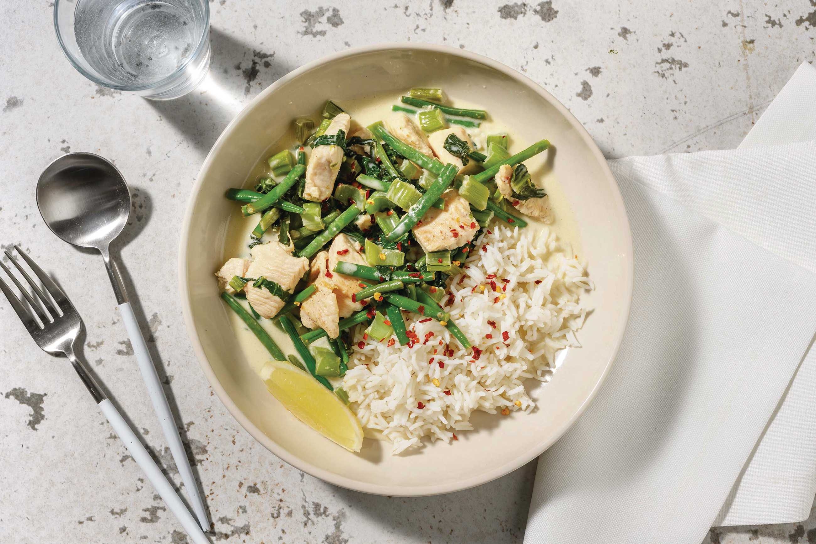 Thai-Style Tofu & Green Bean Curry