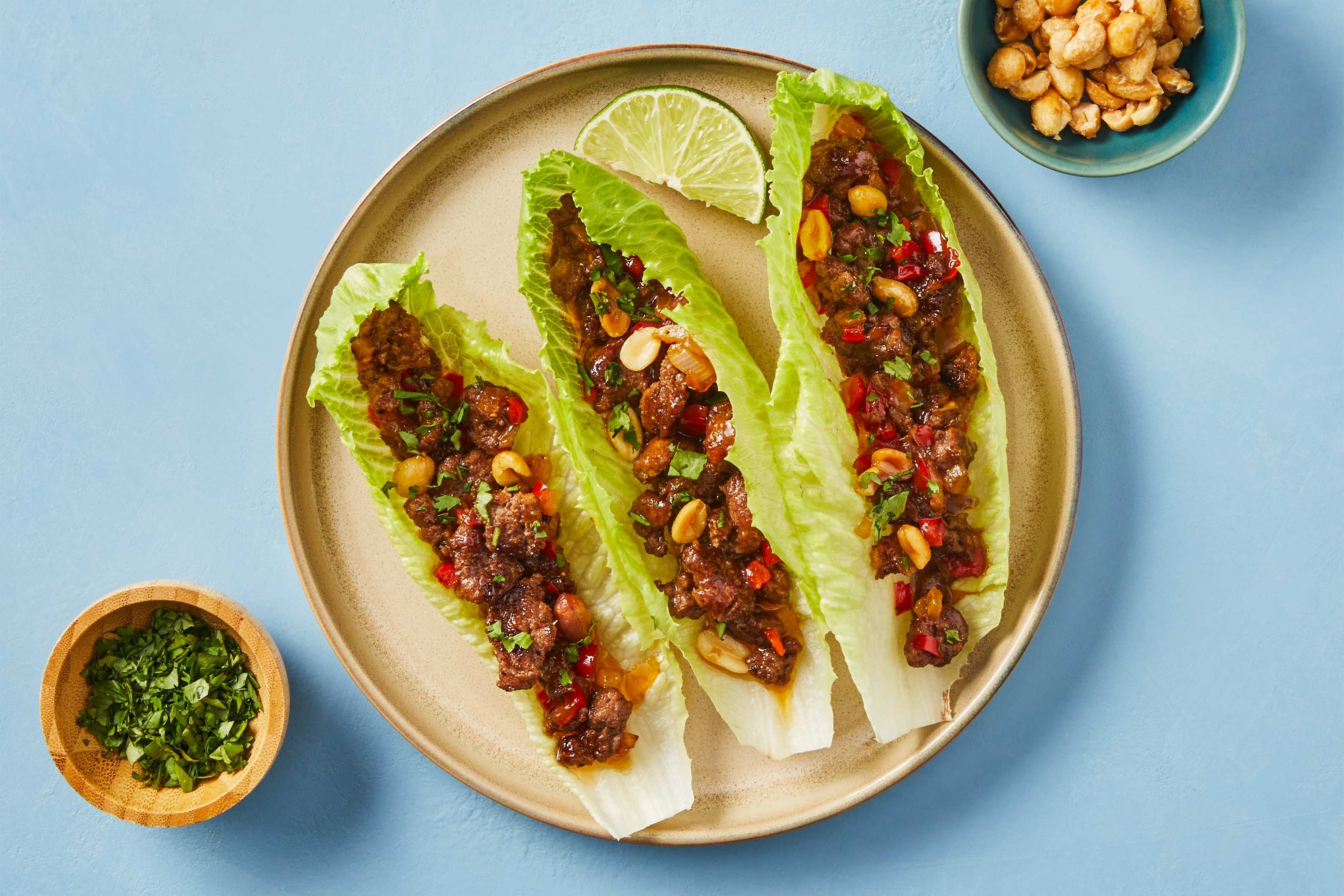 Sweet Chili Beef Lettuce Wraps