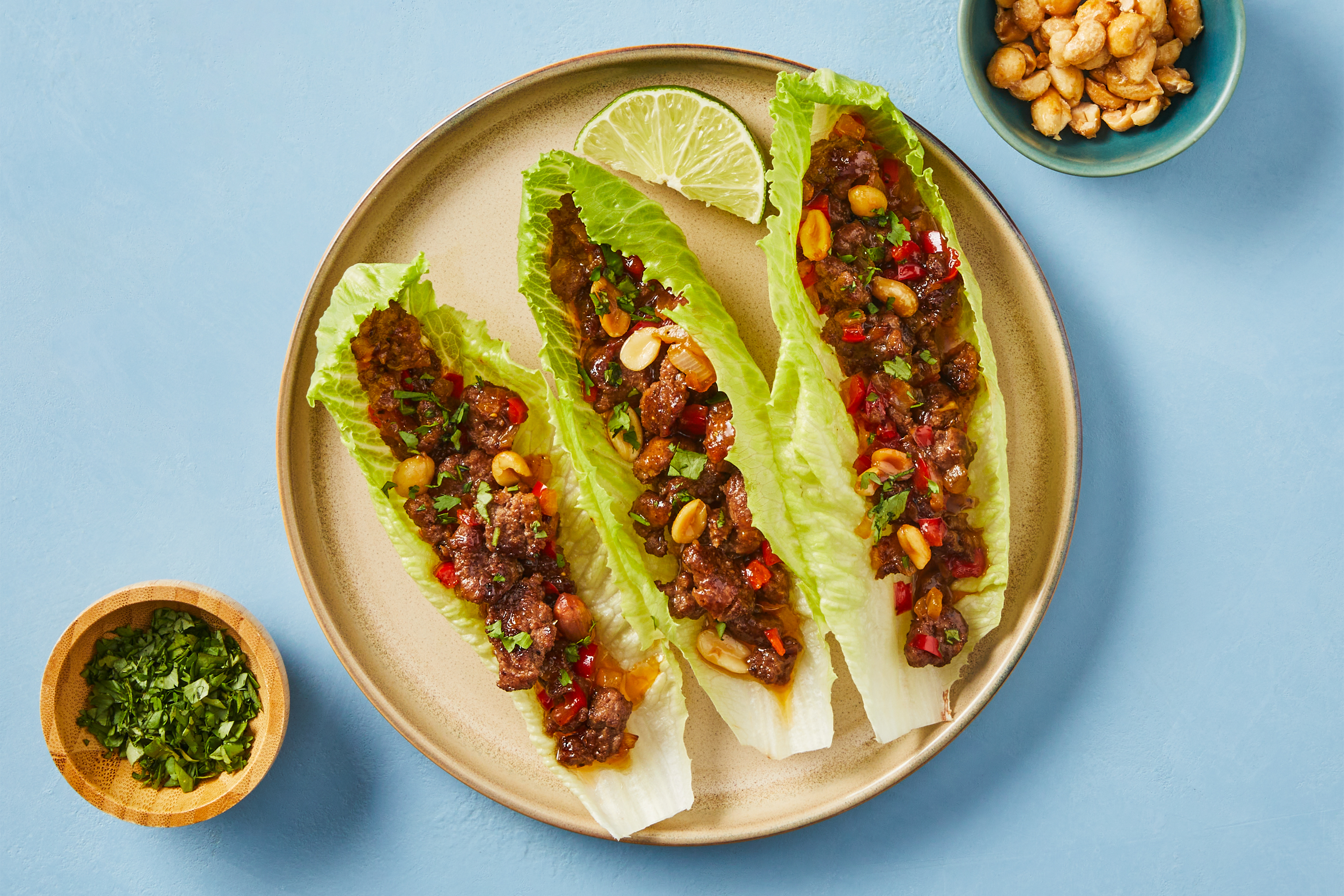Sweet Chili Tofu Lettuce Wrap