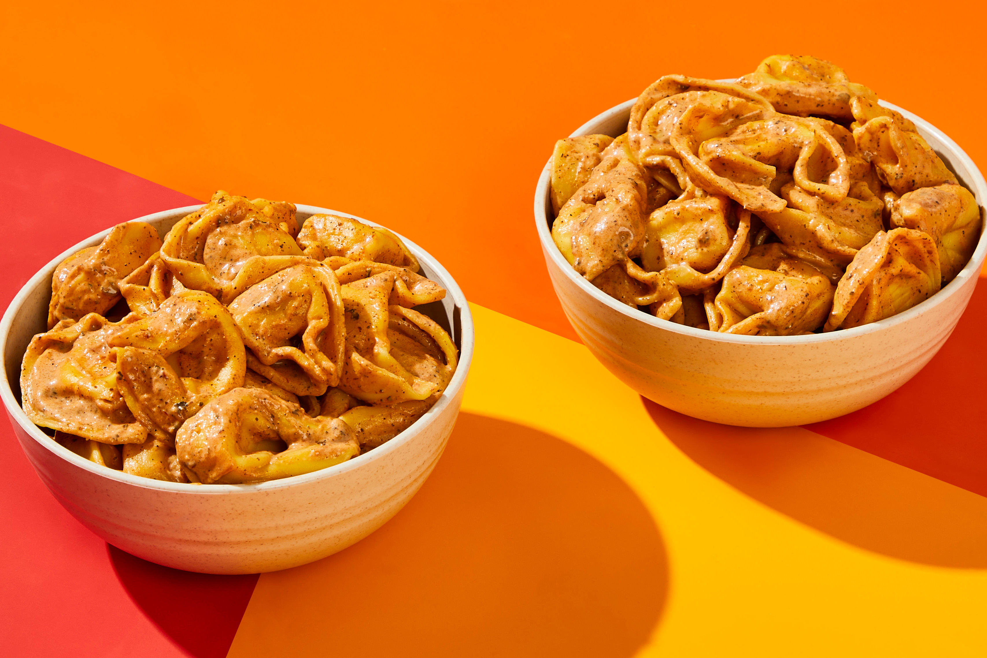 Tortelloni with Creamy Tomato Sauce