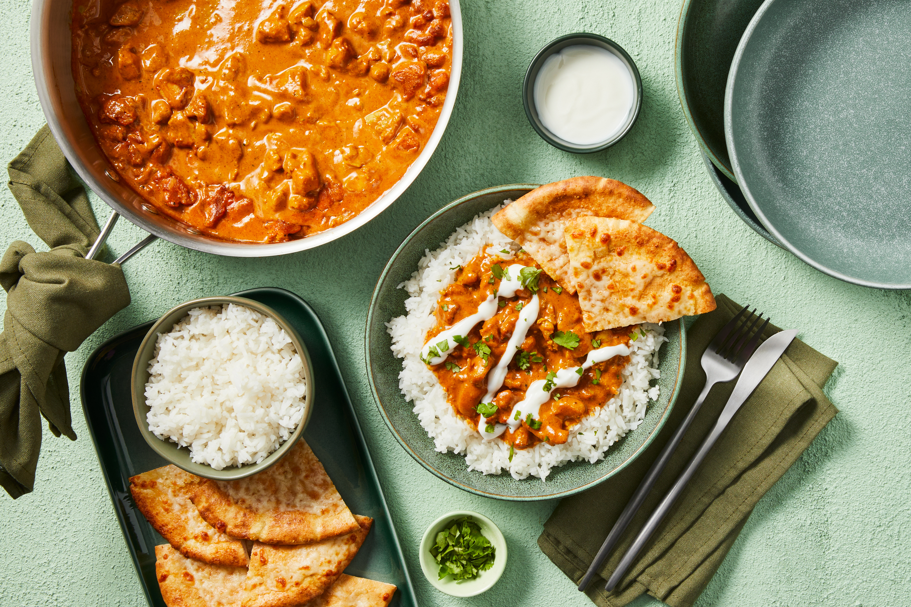 Indian-Style Butter Chicken & Rice