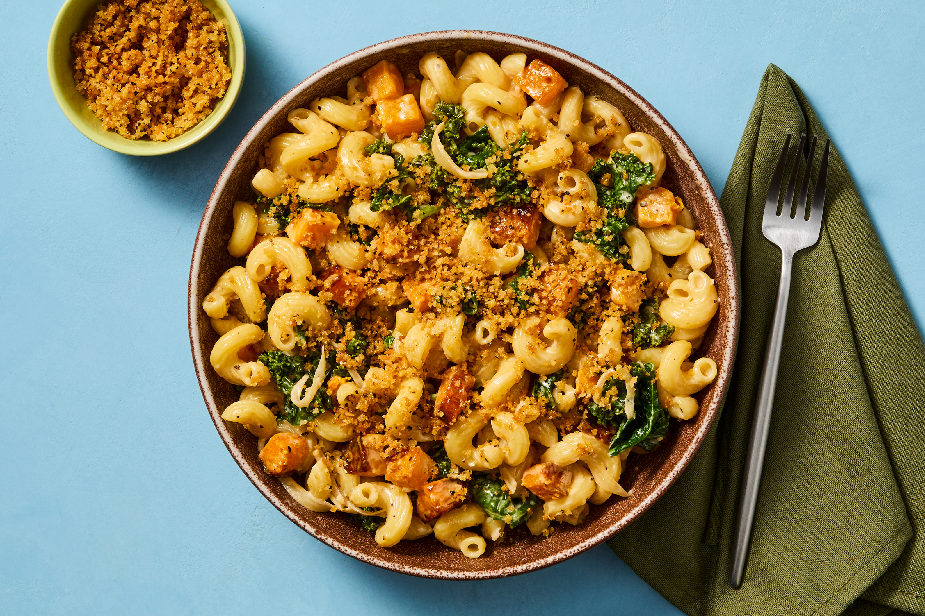 Squash, Kale & Chicken Sausage Cavatappi