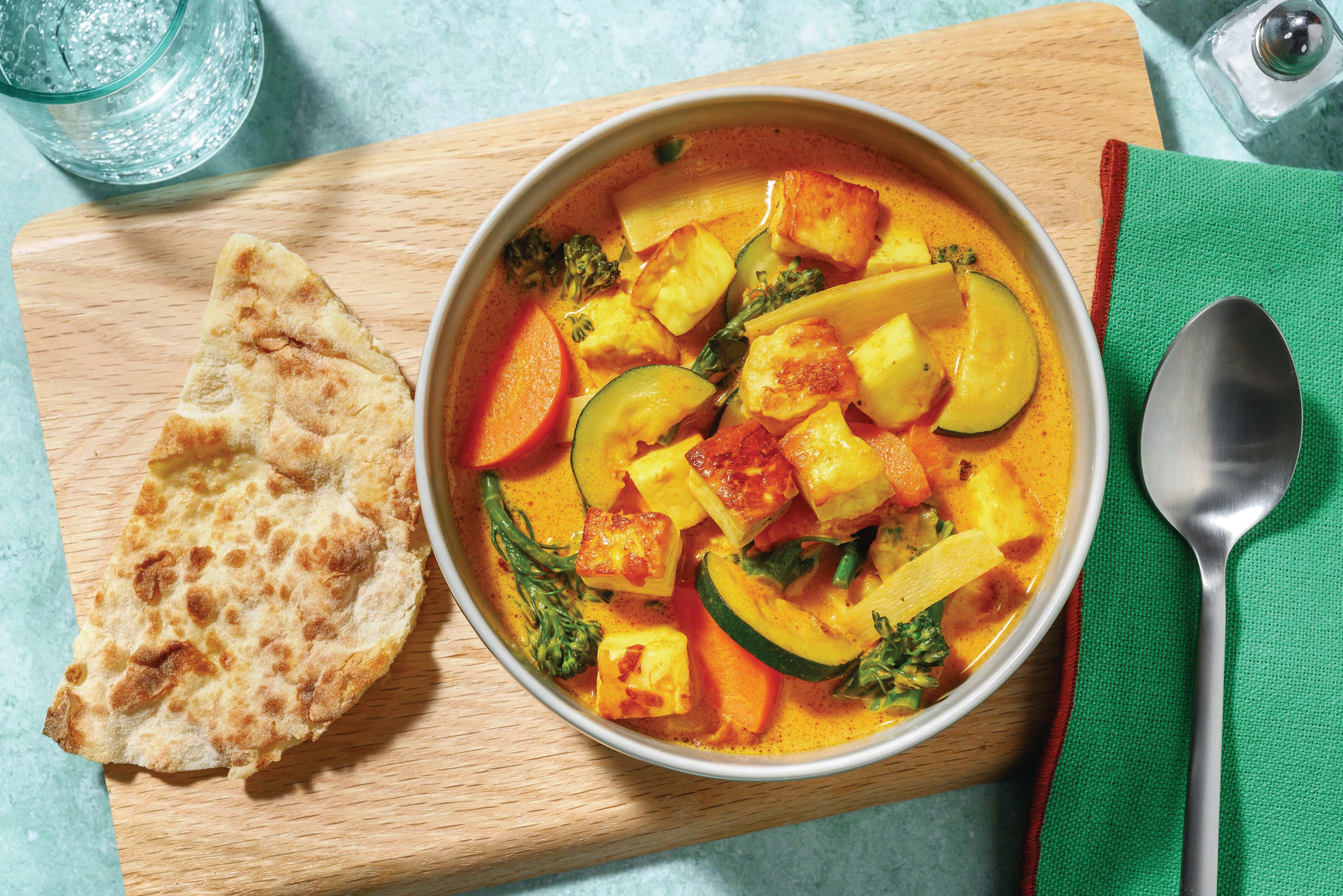 One-Pot Indian Haloumi & Veggie Curry
