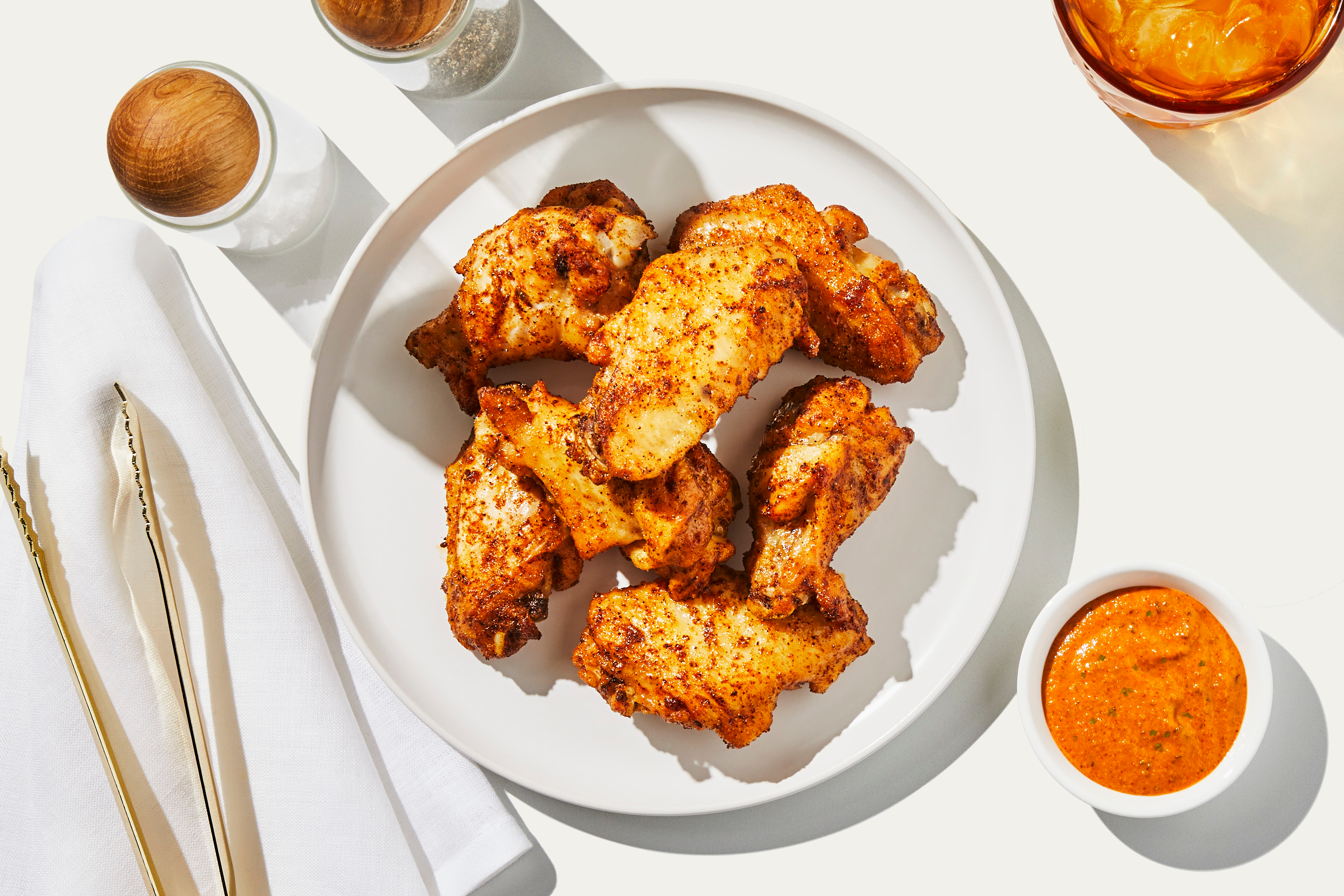 Ancho & Roasted Garlic Chicken Wings