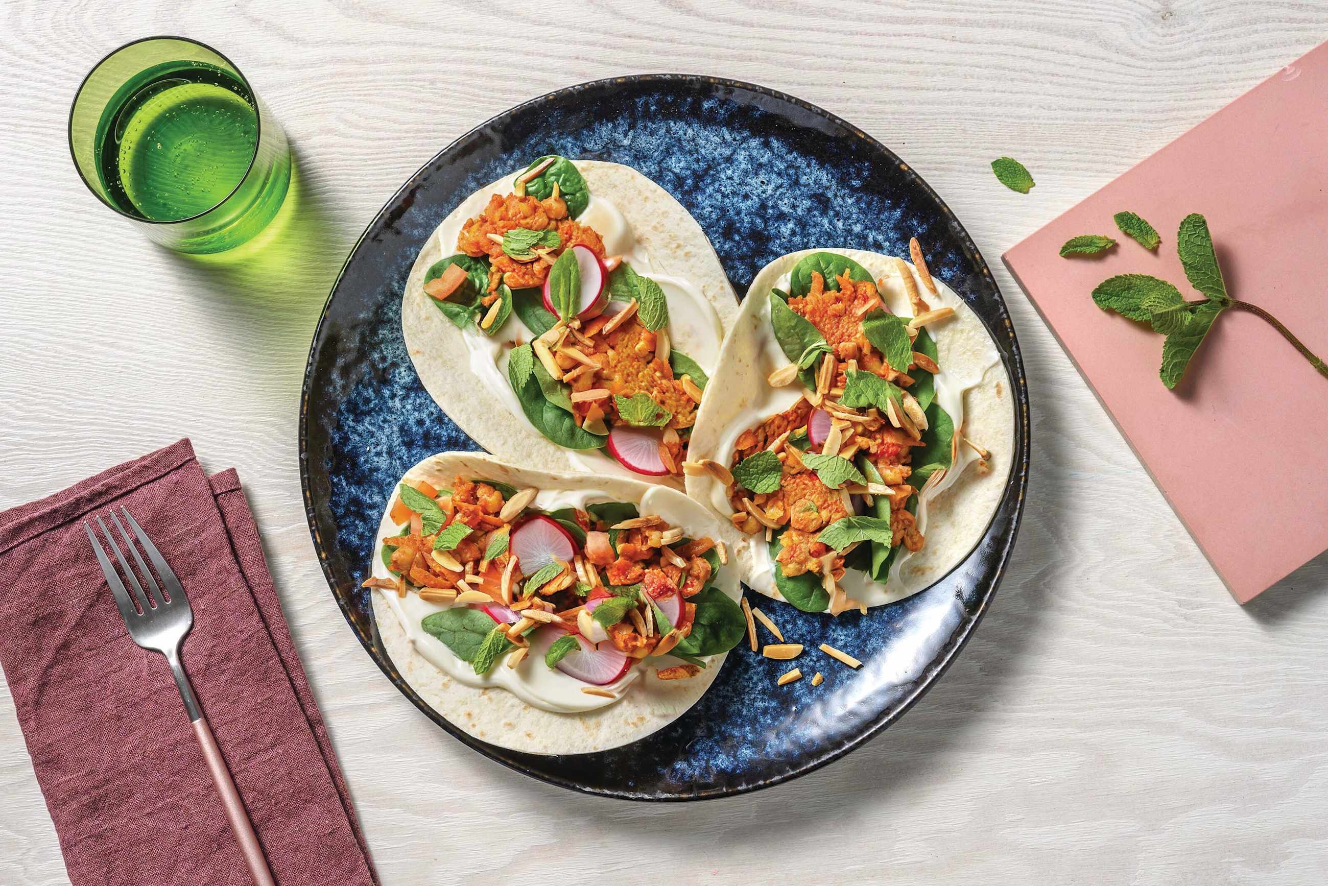 Chermoula Chickpea Tacos