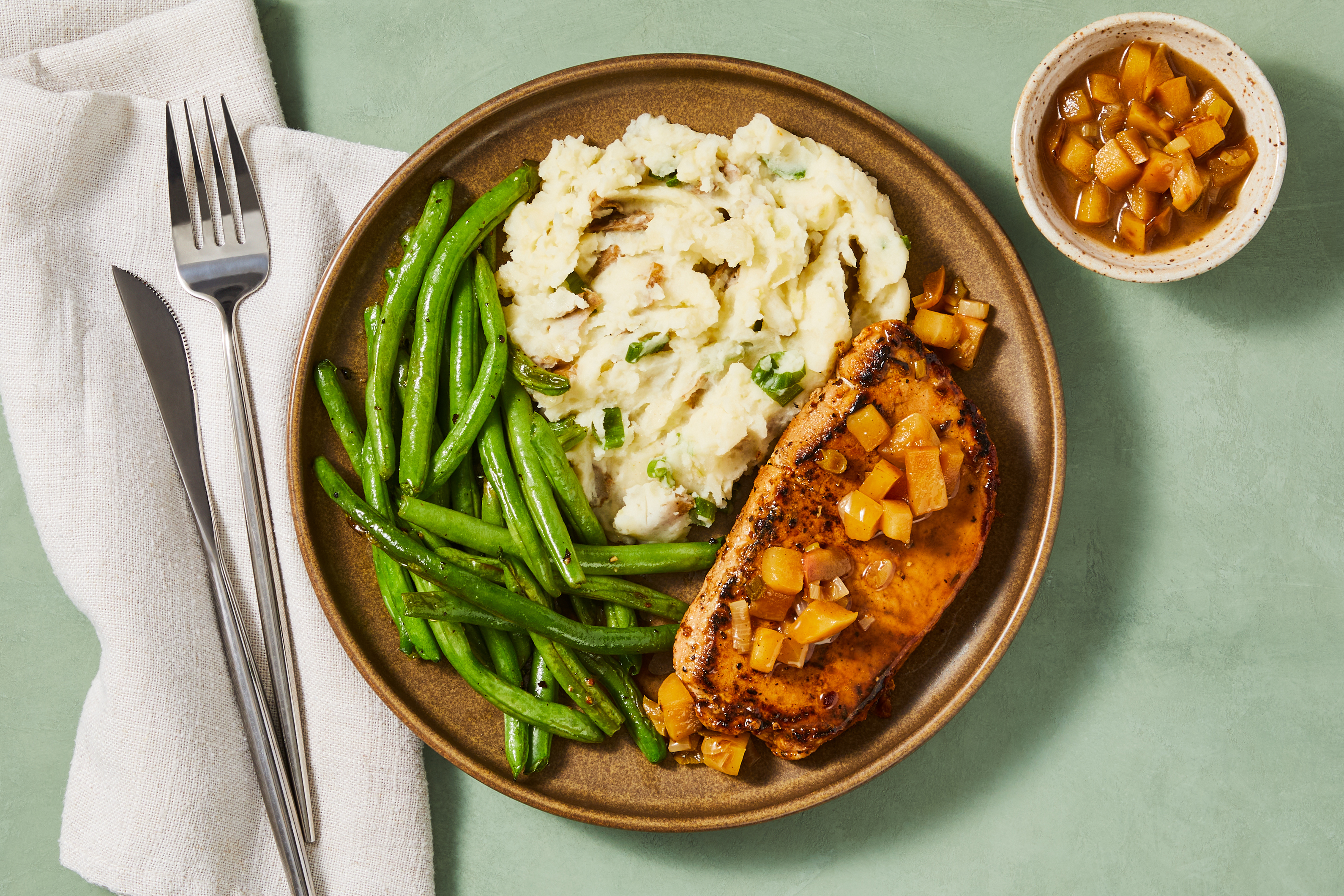 Brown Sugar Bourbon Pork Chops