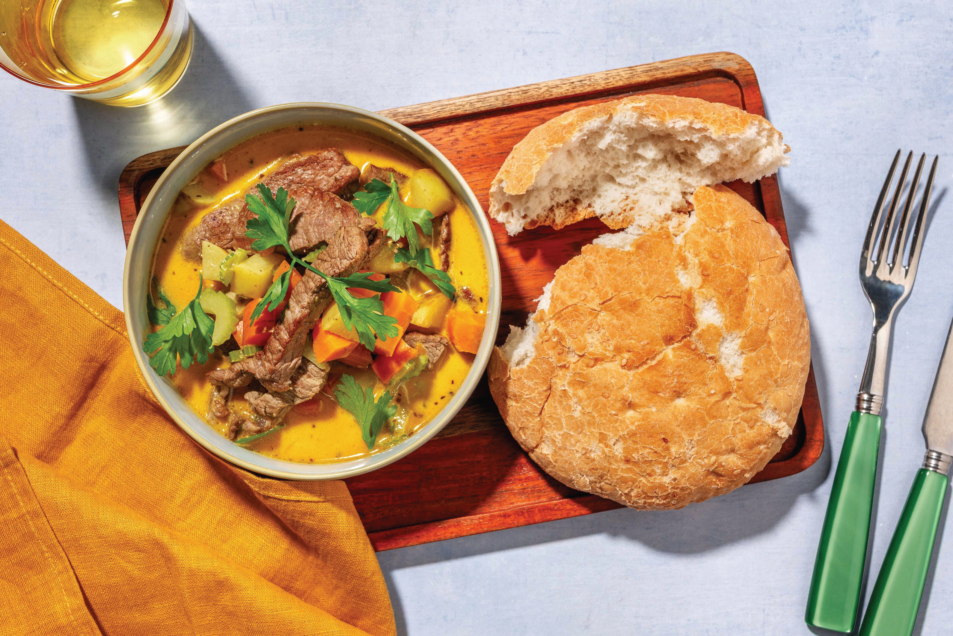 One-Pot Indian Beef & Potato Curry