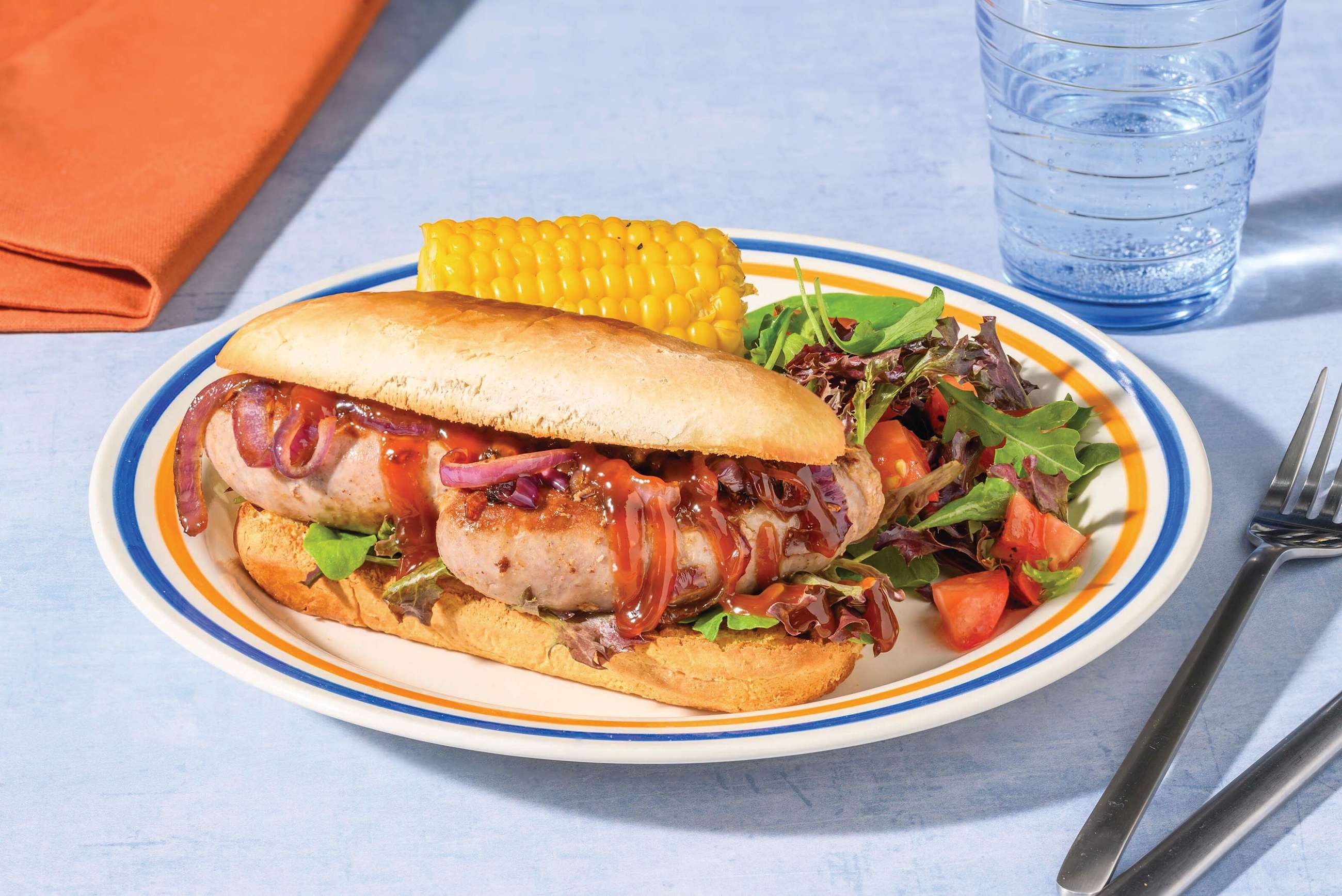 Easy As Beef & Onion Sausage Sizzle