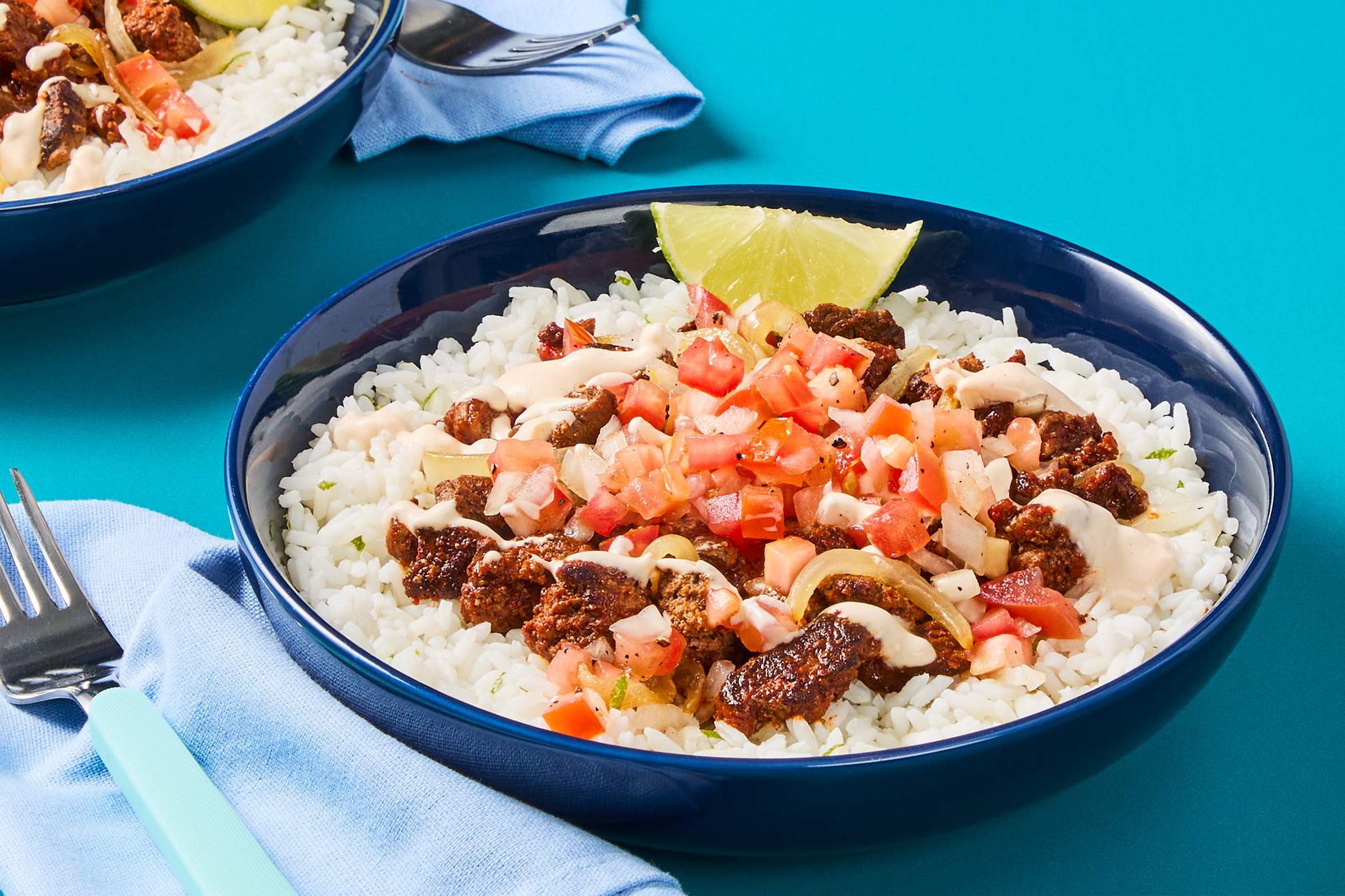 Tex-Mex Steak Over Zesty Rice