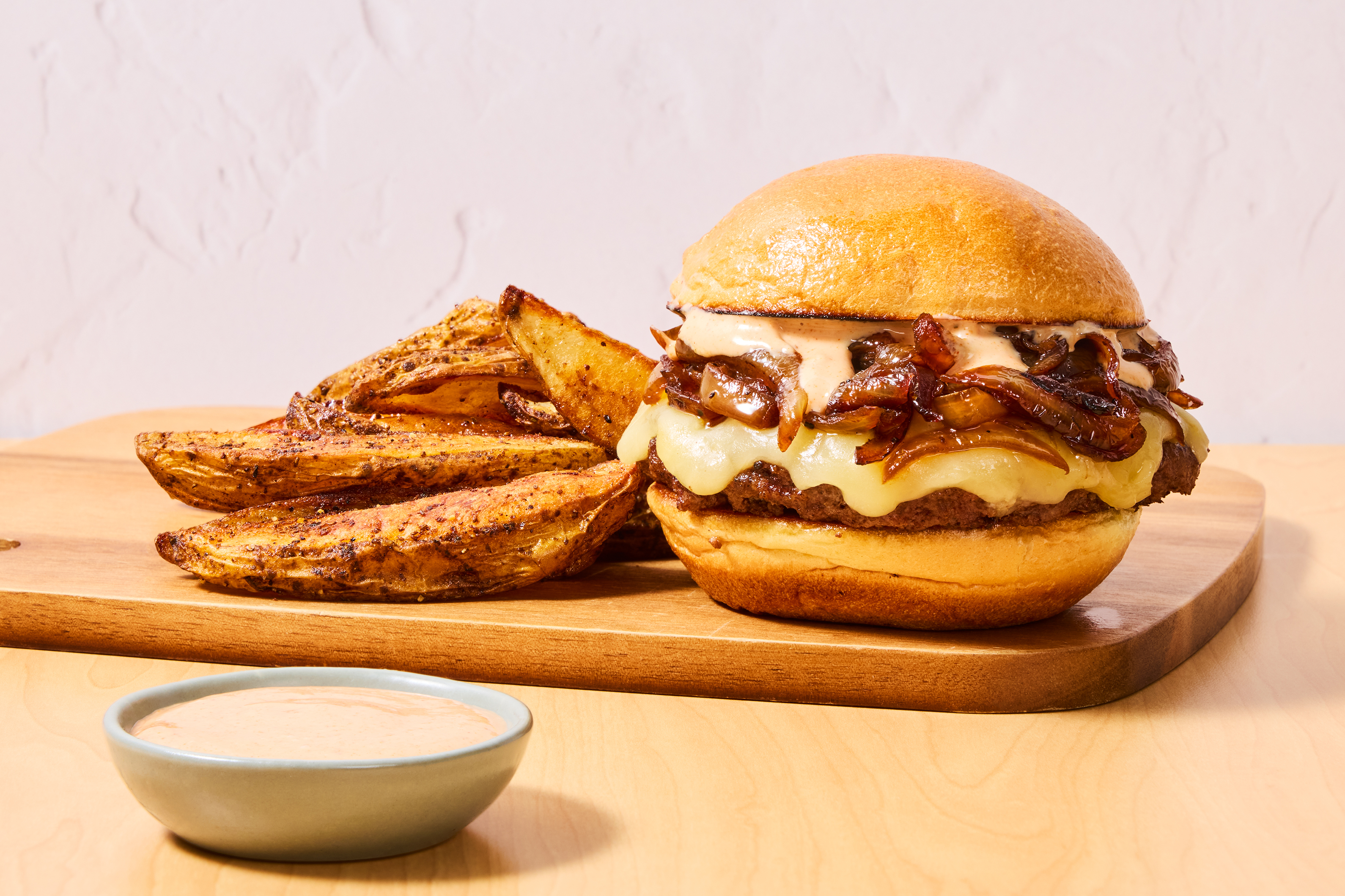 Cheesy Smashed Organic Beef Burgers