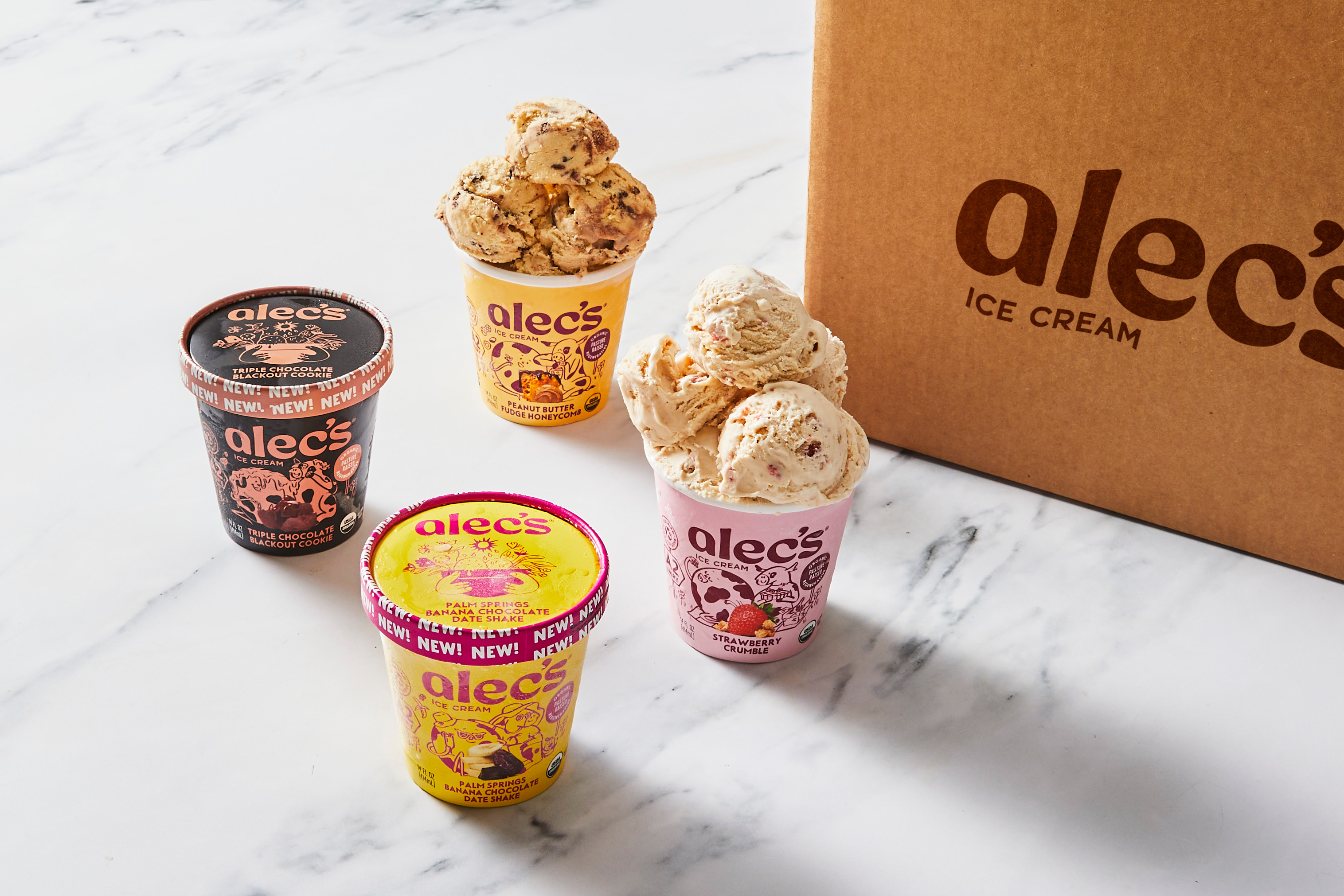 Alec’s Ice Cream Variety 4-pack