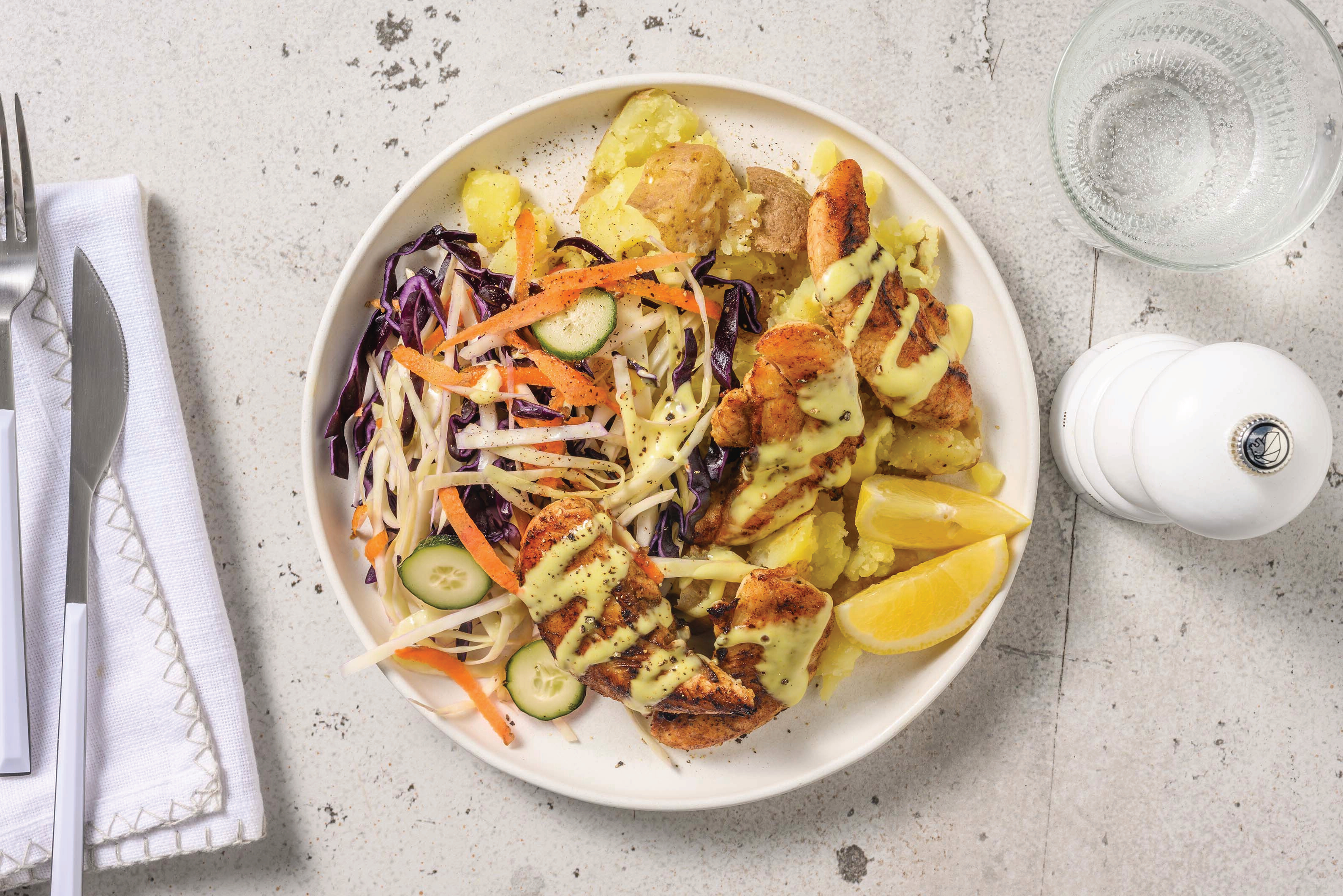 HelloHero: Chicken Tenders & Crushed Potatoes