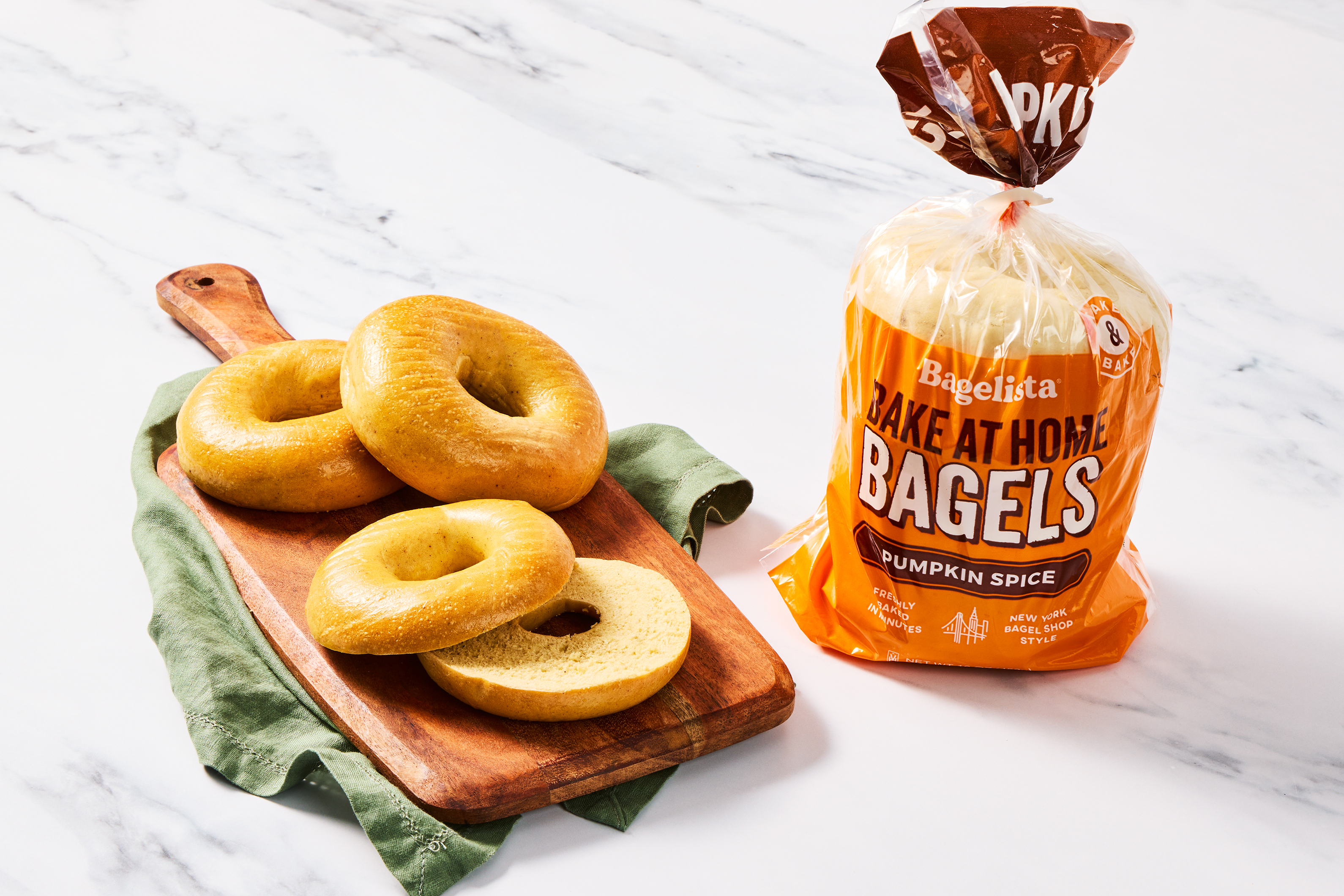 Pumpkin Bagels