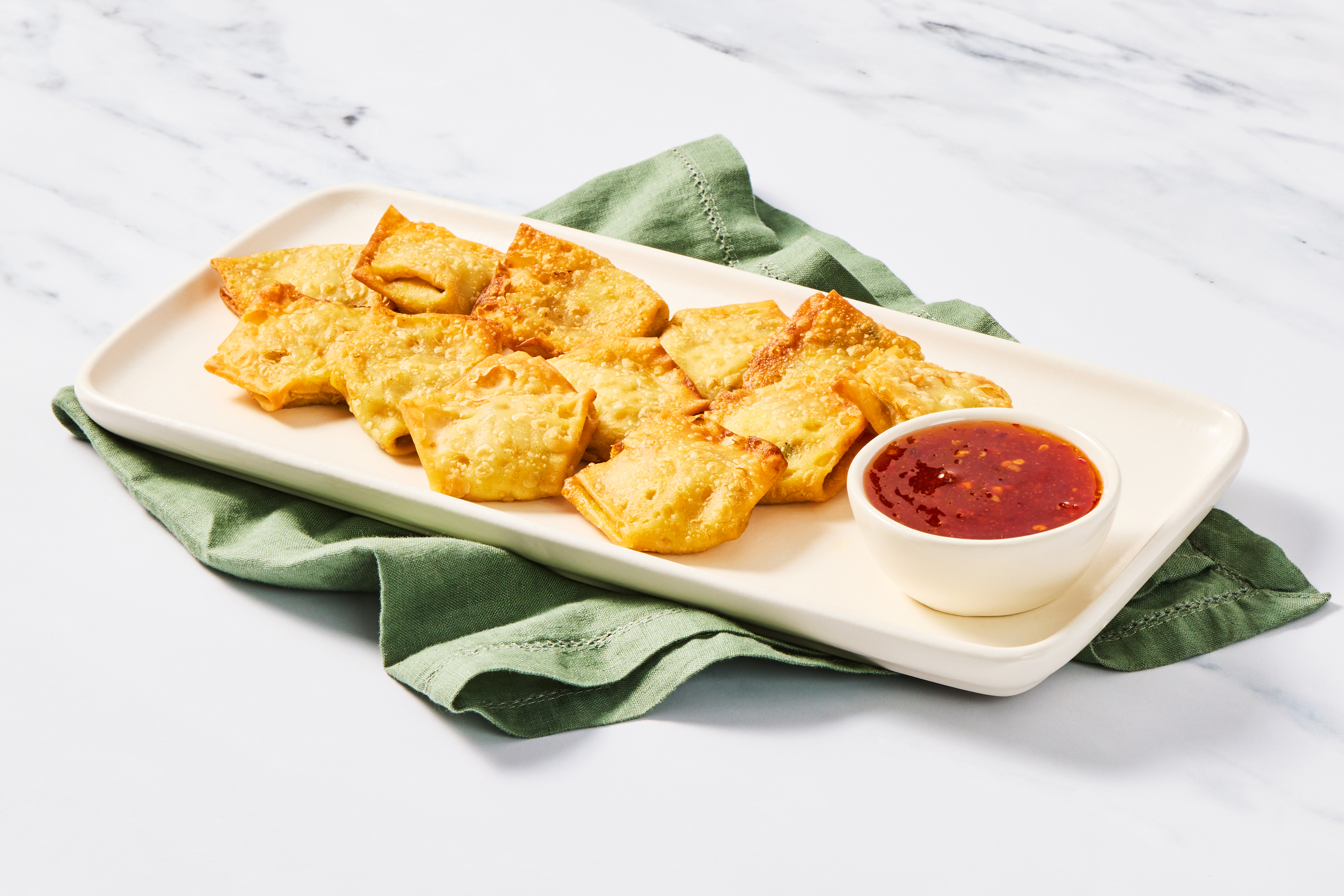 Crispy Jalapeño Popper Wontons