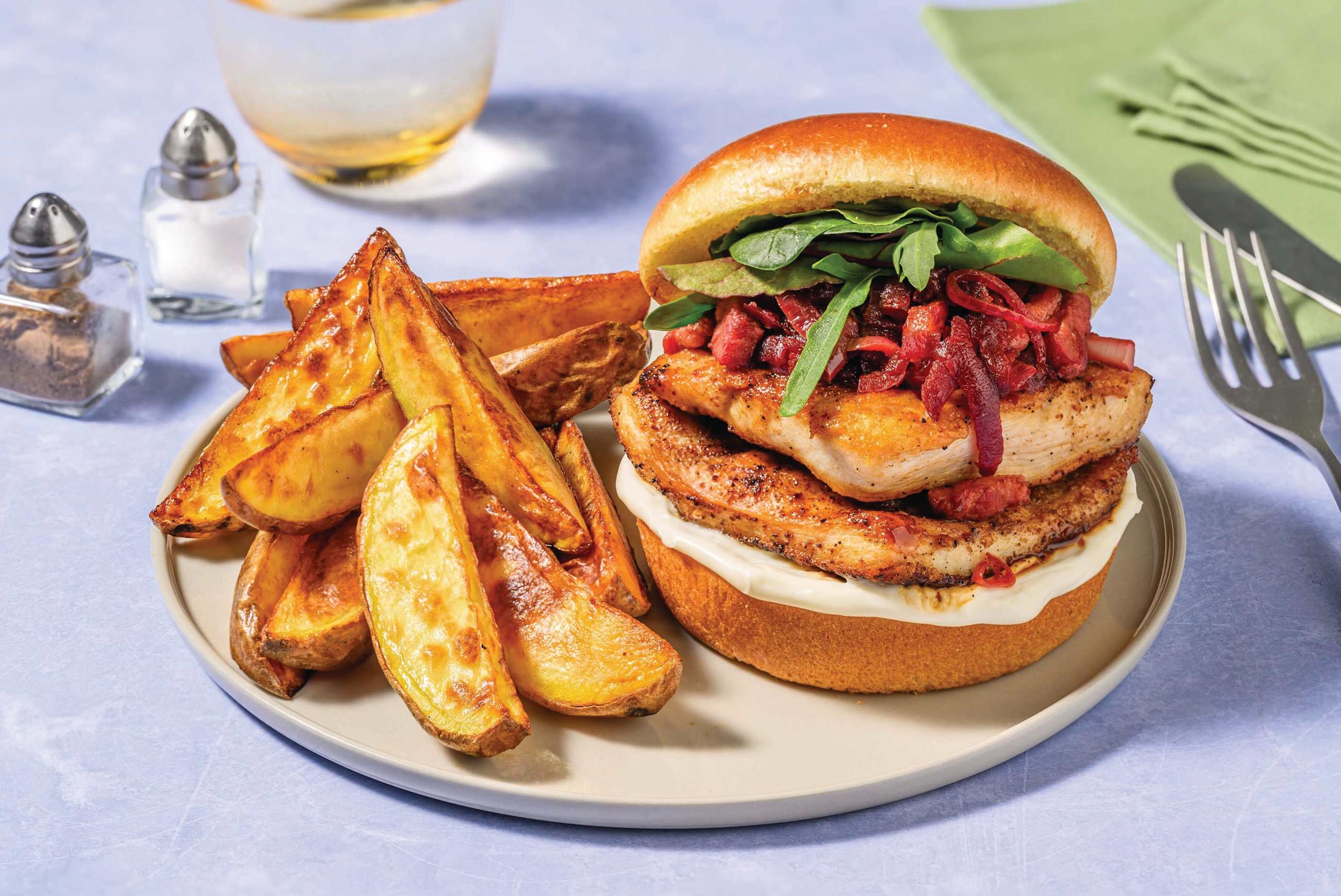 Supreme Halloumi Burger & Wedges