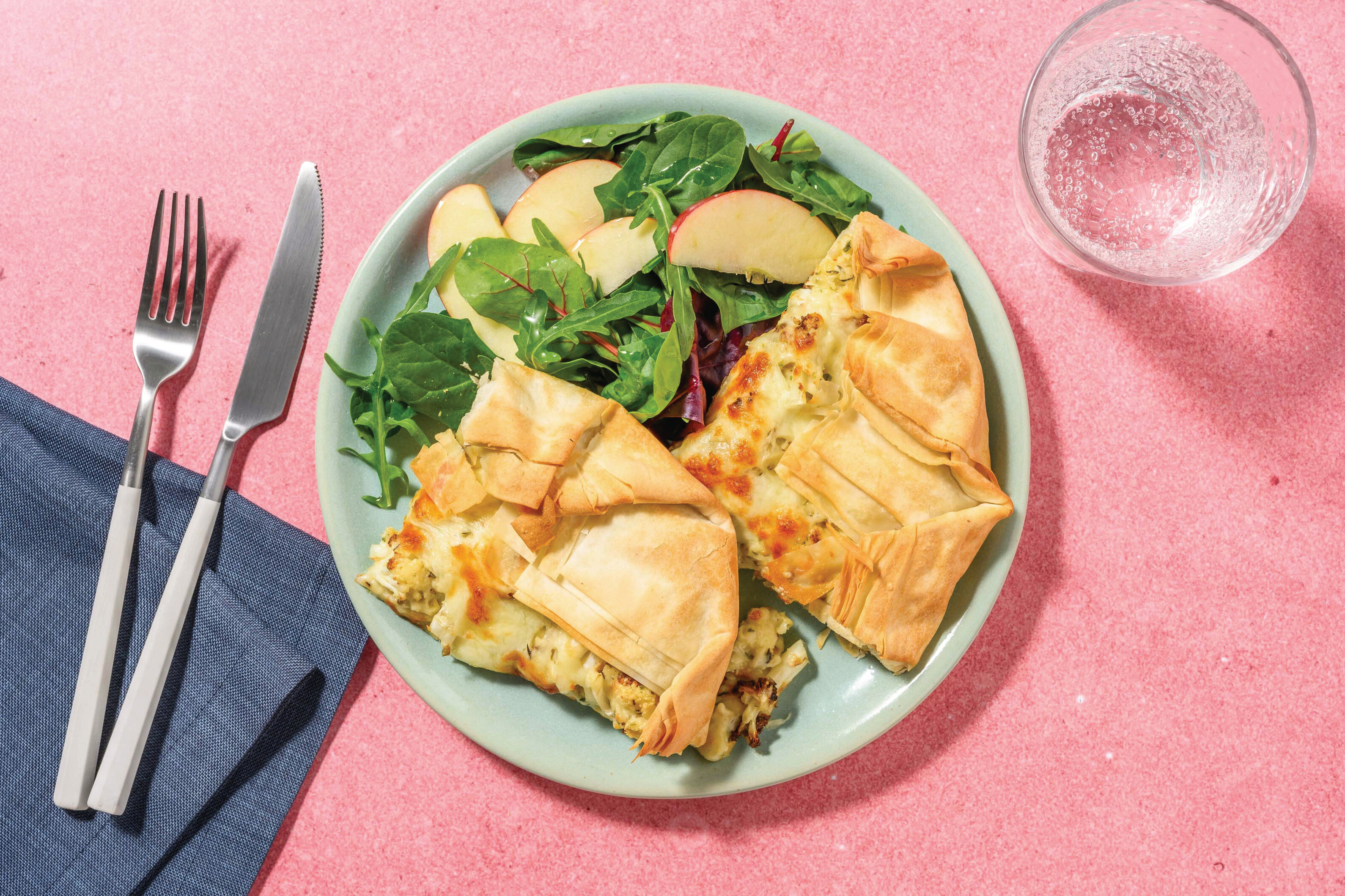 Cheesy Cauliflower Galette